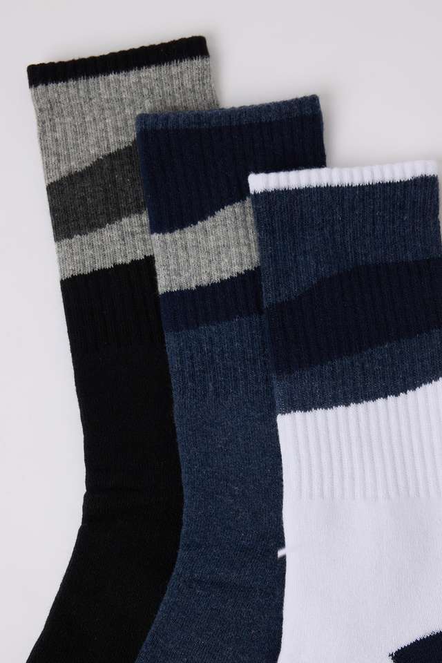 Cotton-Men-s-Crew-Socks-Assorted-Pack-of-3