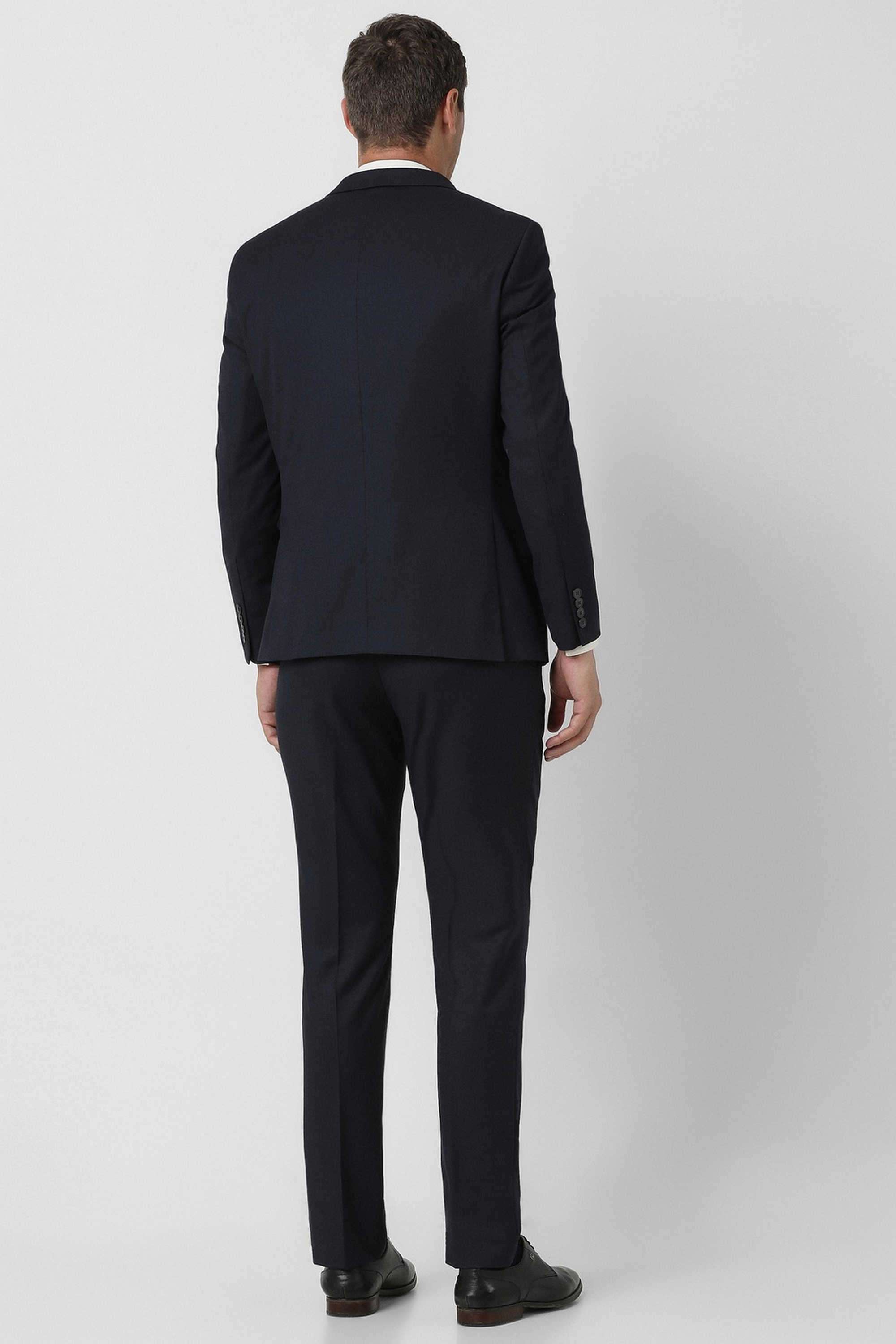 Solid-Blended-Fabric-Round-Neck-Men-s-T-Shirt