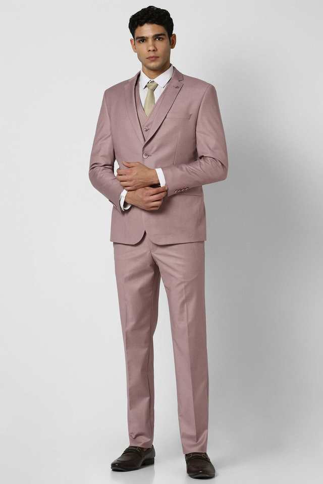 Solid-Blended-Fabric-Slim-Fit-Men-s-Formal-Suit