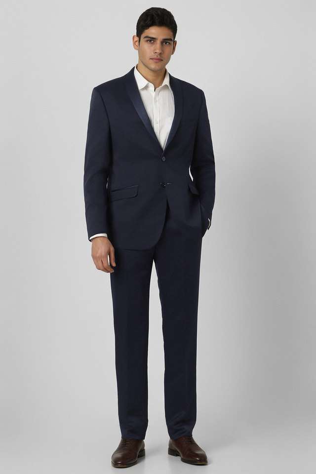 Textured-Blended-Fabric-Slim-Fit-Men-s-Formal-Wear-Suit