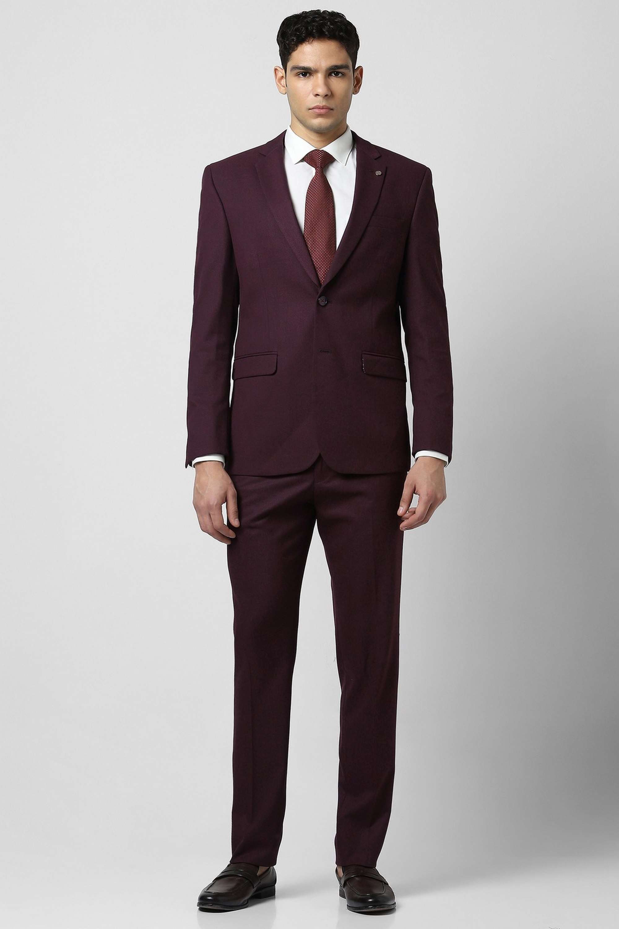 Textured-Polyester-Viscose-Slim-Fit-Men-s-Formal-Suit