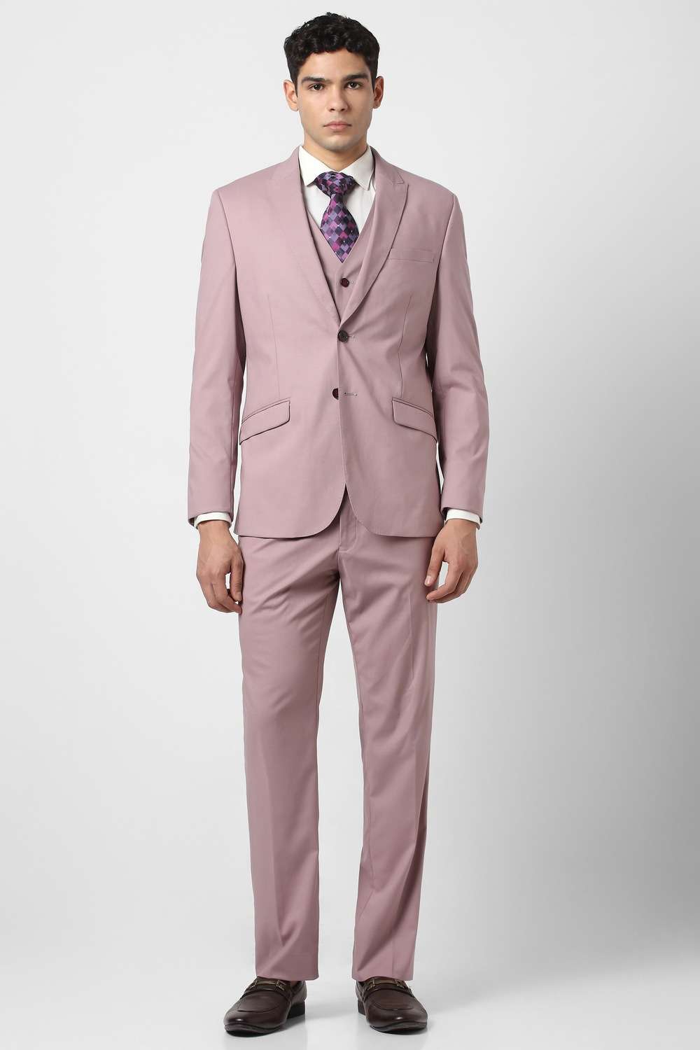 Solid-Blended-Fabric-Slim-Fit-Men-s-Formal-Suit