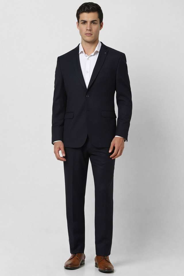 Textured-Blended-Fabric-Slim-Fit-Men-s-Formal-Wear-Suit