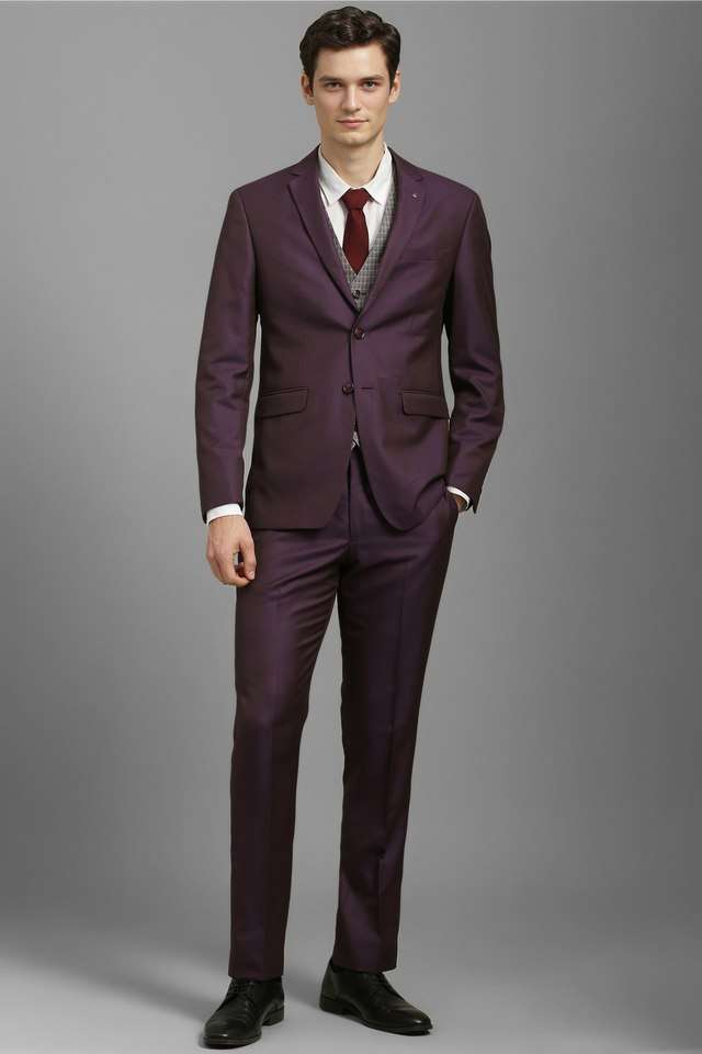 Textured-Blended-Fabric-Slim-Fit-Men-s-Formal-Suit