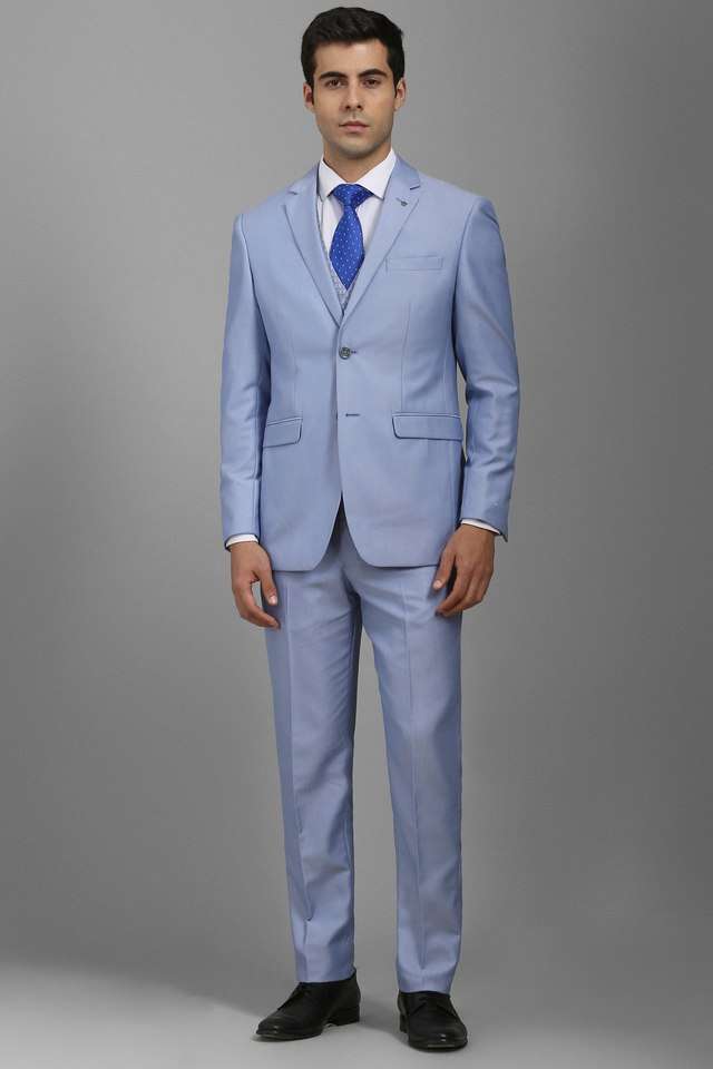 Checks-Blended-Fabric-Slim-Fit-Men-s-Formal-Wear-Suit