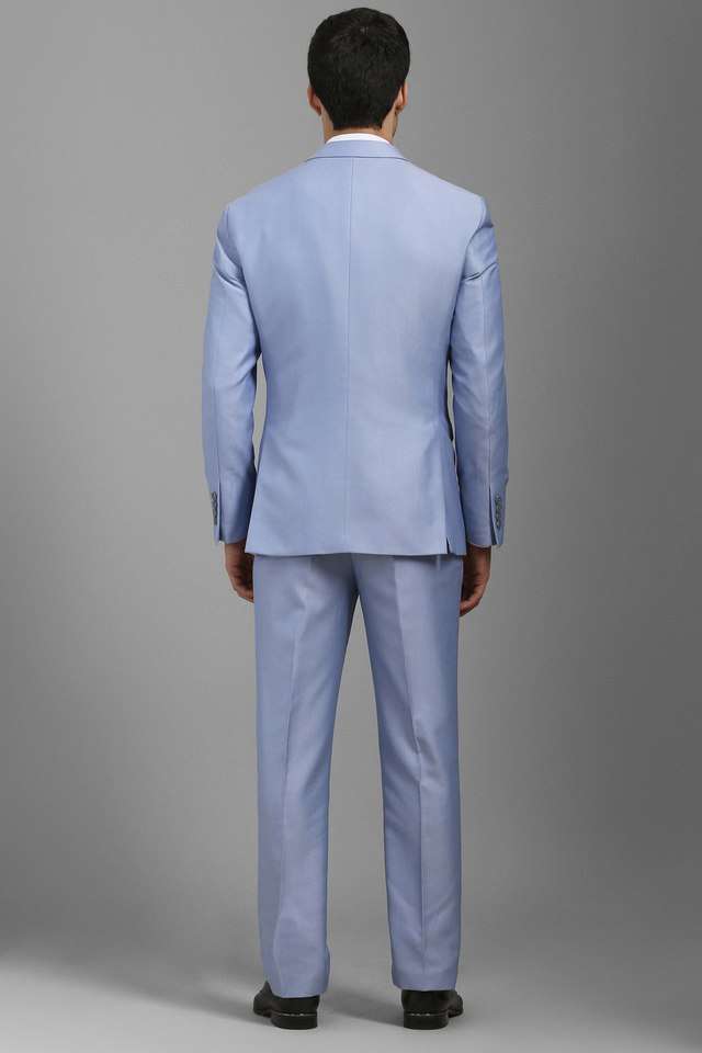 Checks-Blended-Fabric-Slim-Fit-Men-s-Formal-Wear-Suit