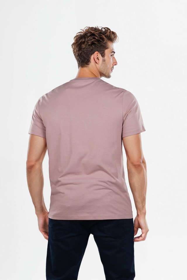 Solid-Cotton-Round-Neck-Men-s-T-Shirt