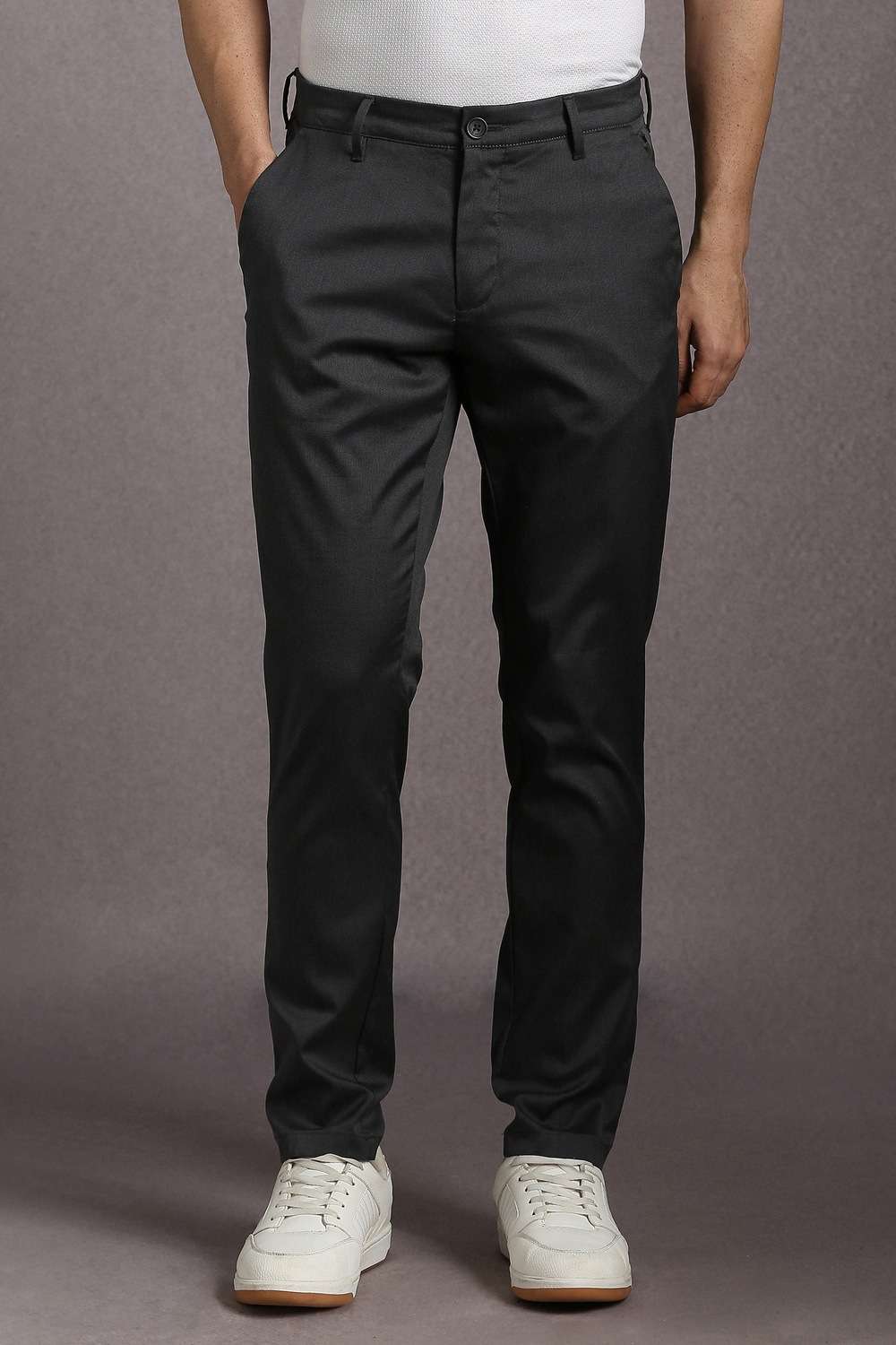 Textured-Blended-Fabric-Compression-Fit-Men-s-Trousers