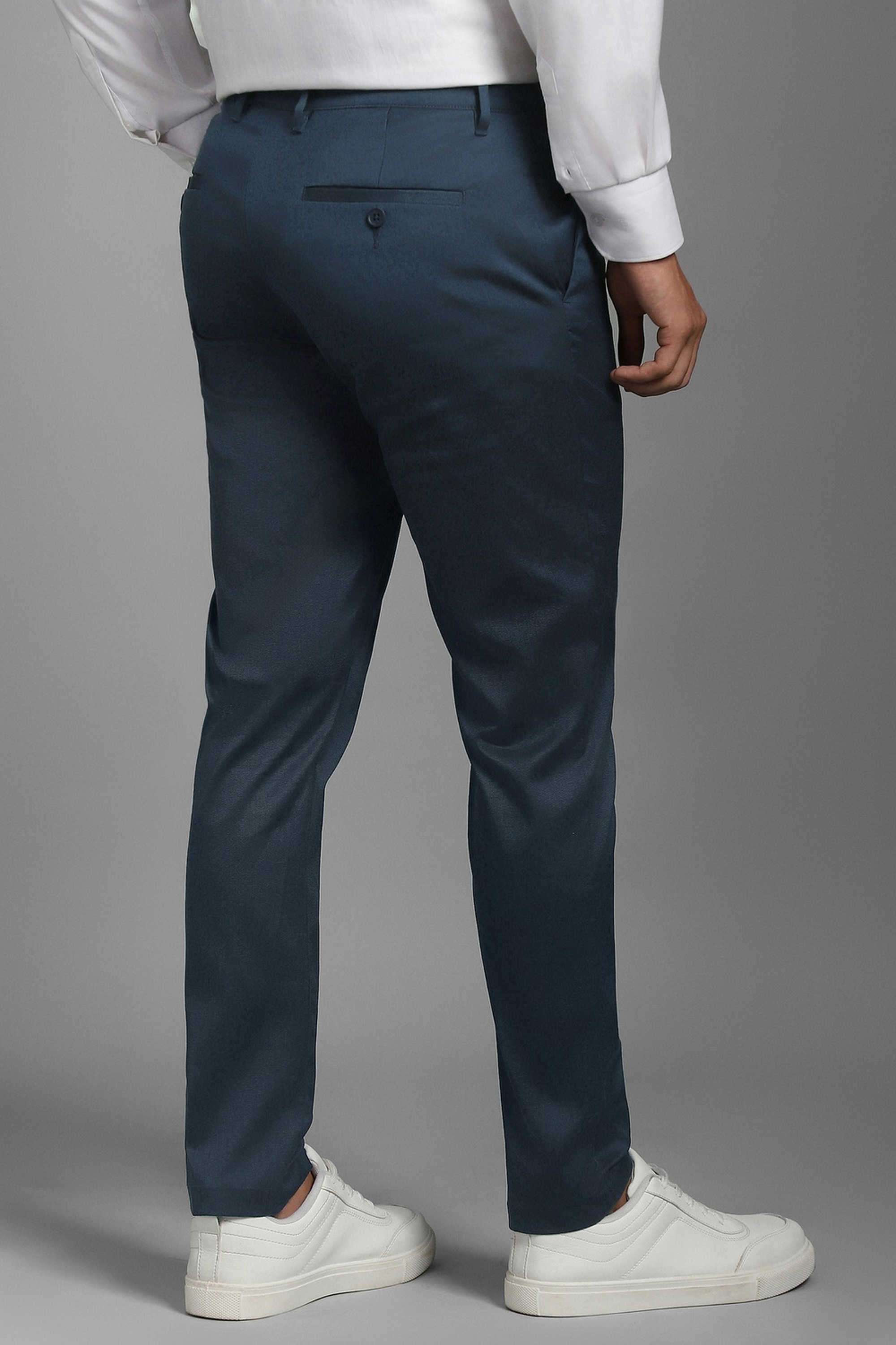 Textured-Polyester-Cotton-Relaxed-Fit-Men-s-Formal-Wear-Trousers