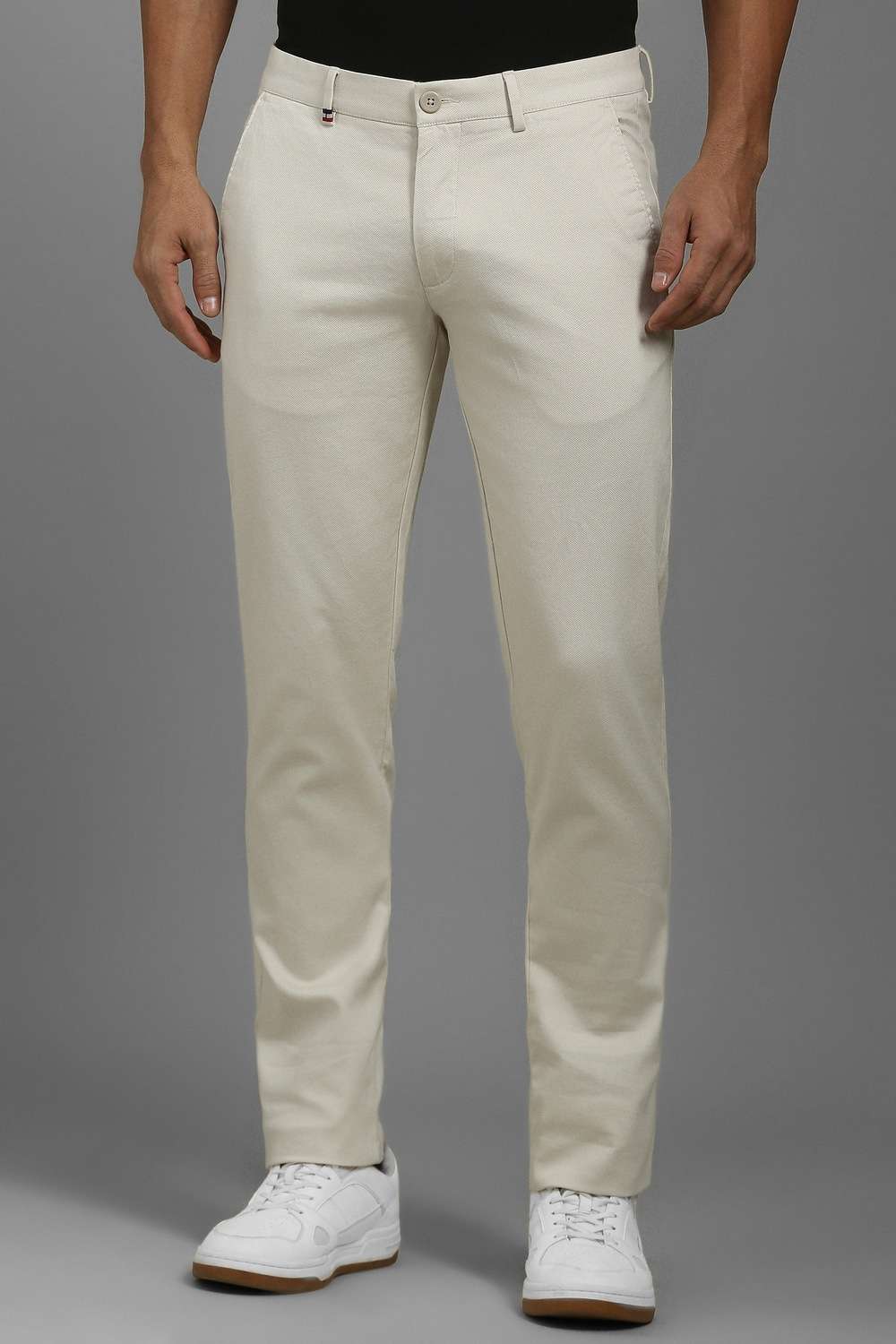 Solid-Cotton-Blend-Slim-Fit-Men-s-Trousers