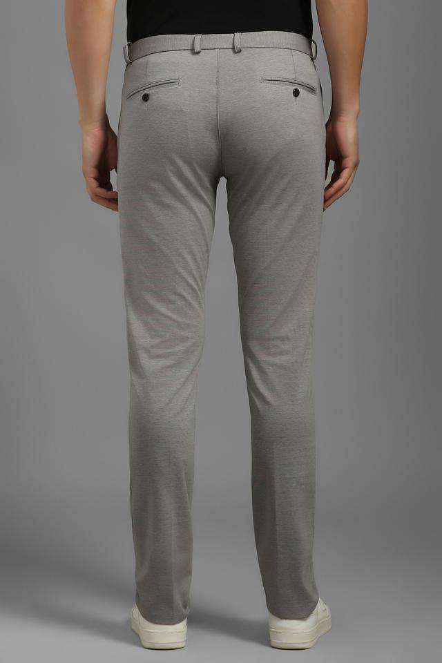 Solid-Blended-Fabric-Slim-Fit-Men-s-Casual-Wear-Trousers