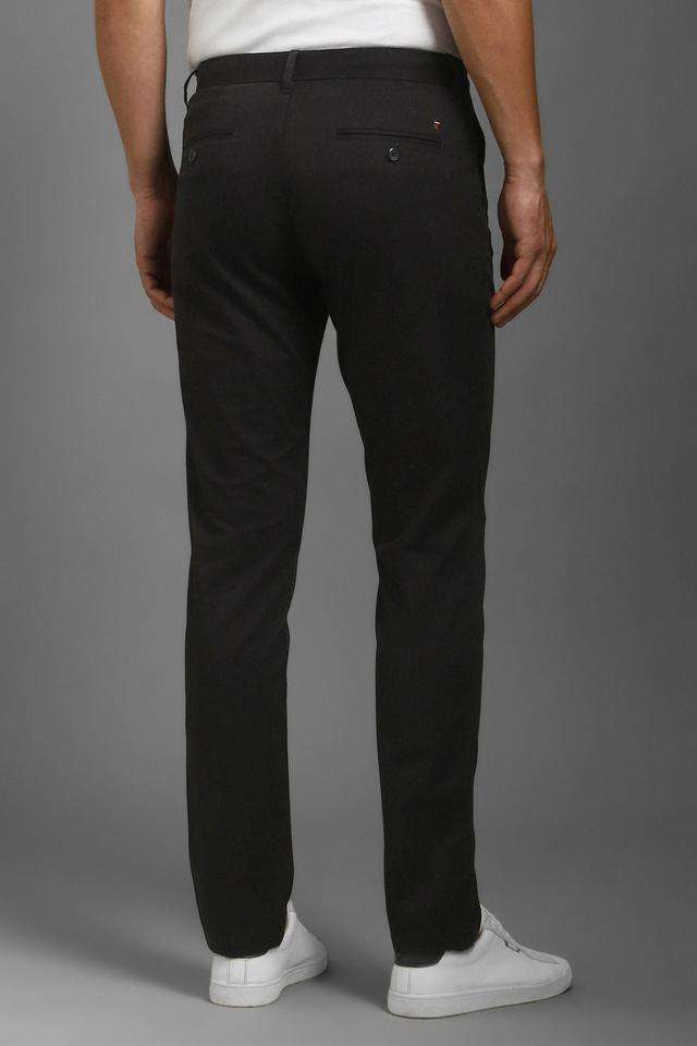 Solid-Cotton-Blend-Tapered-Fit-Men-Trousers