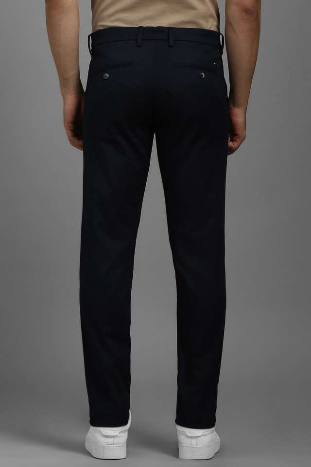 Solid-Cotton-Blend-Super-Slim-Fit-Men-s-Casual-Wear-Trousers