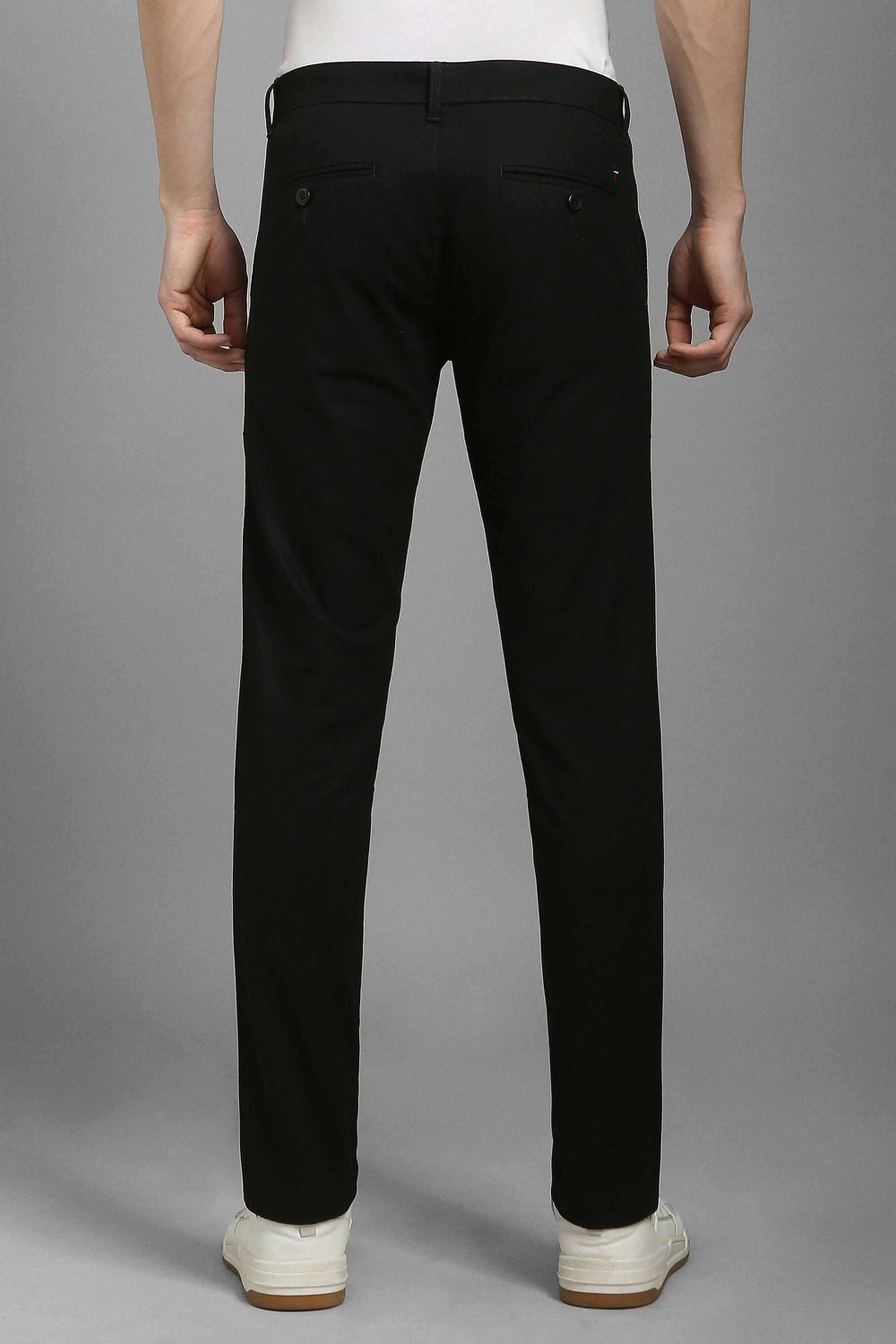 Solid-Cotton-Blend-Super-Slim-Fit-Men-s-Casual-Wear-Trousers