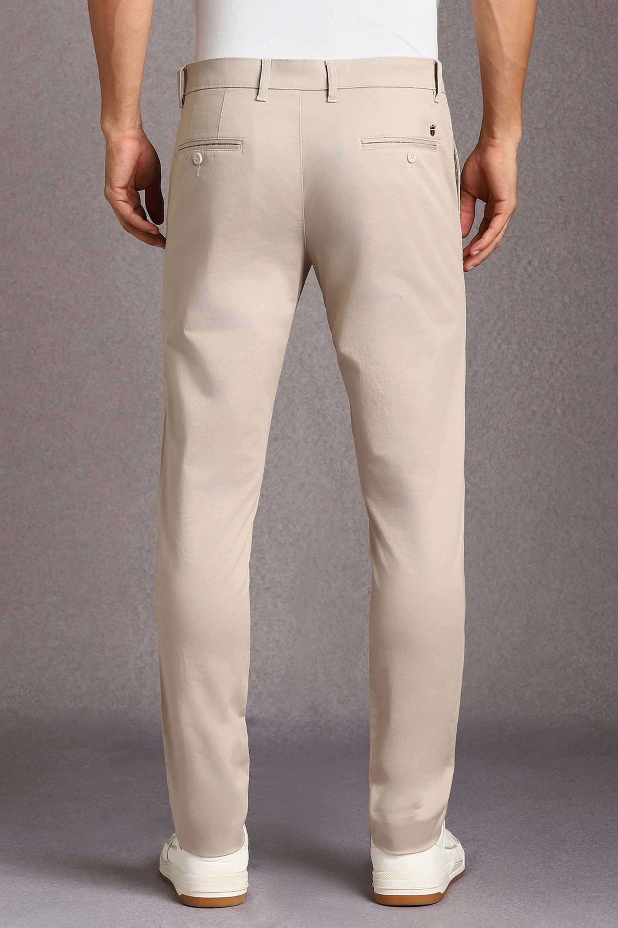 Solid-Cotton-Blend-Super-Slim-Fit-Men-s-Casual-Wear-Trousers