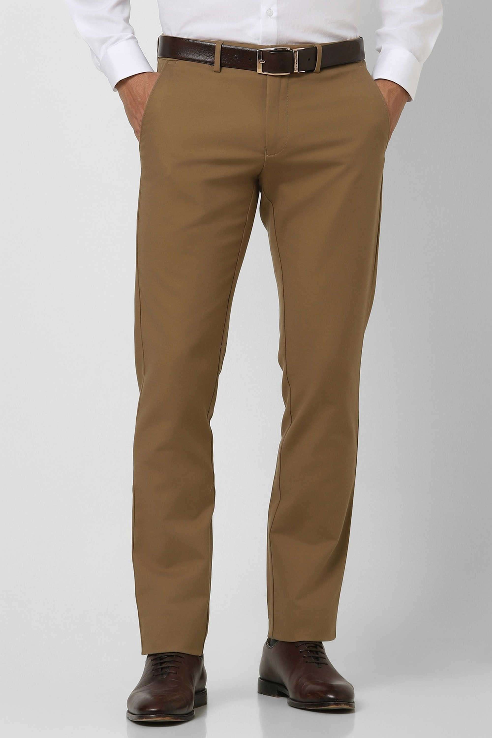 Solid-Blended-Fabric-Round-Neck-Men-s-T-Shirt