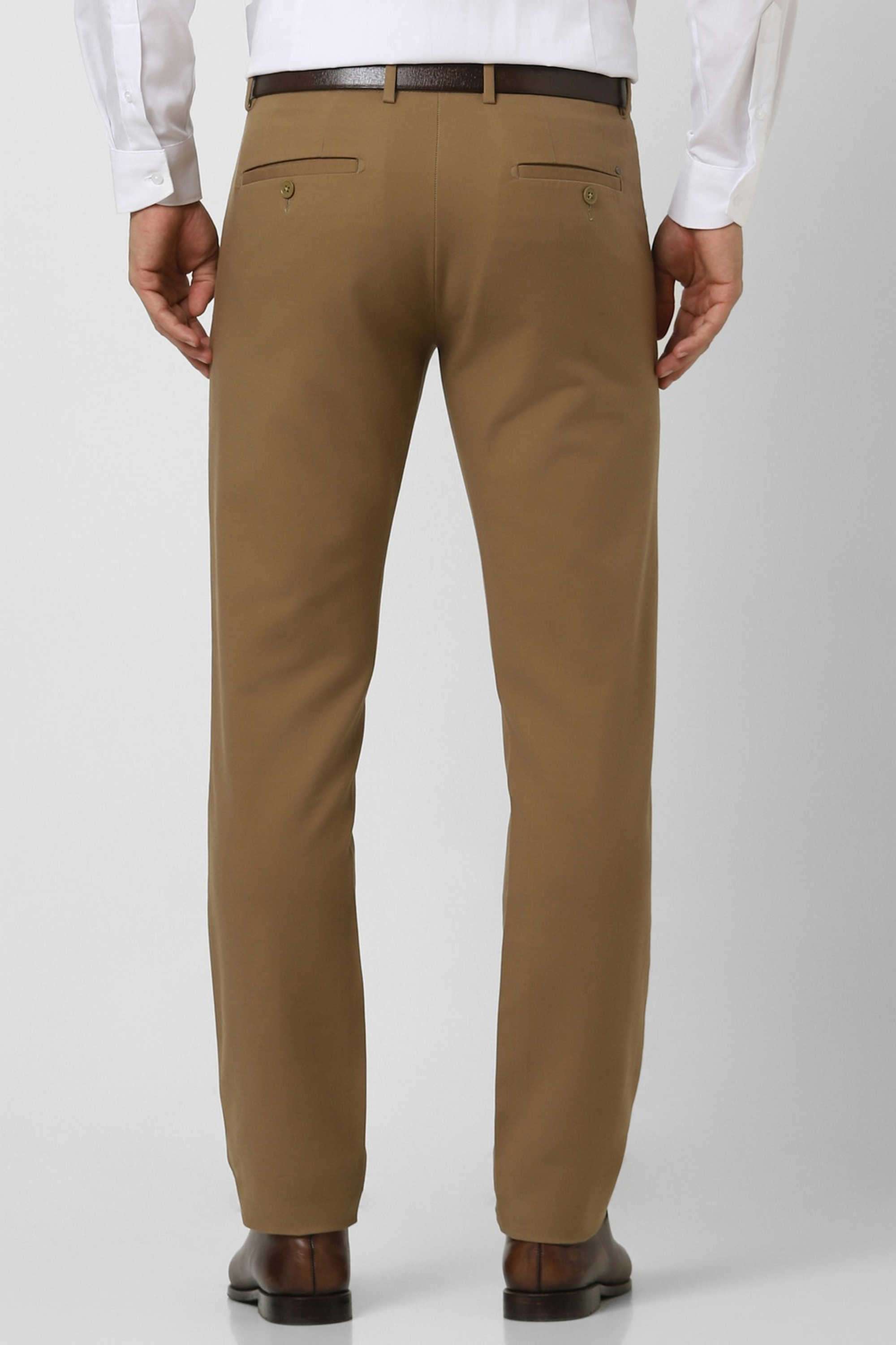 Solid-Blended-Fabric-Round-Neck-Men-s-T-Shirt