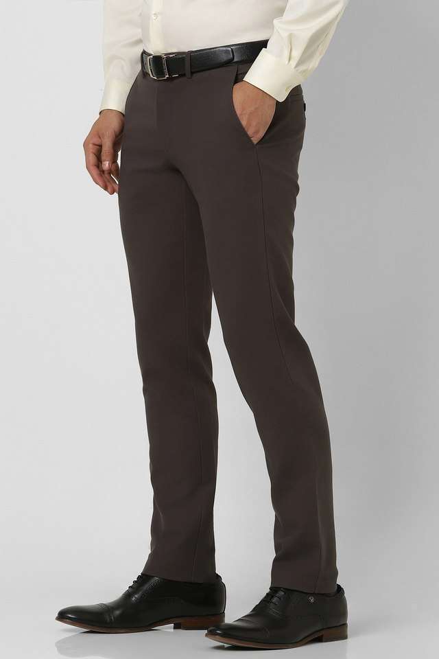 Solid-Cotton-Blend-Slim-Fit-Men-s-Formal-Wear-Trousers