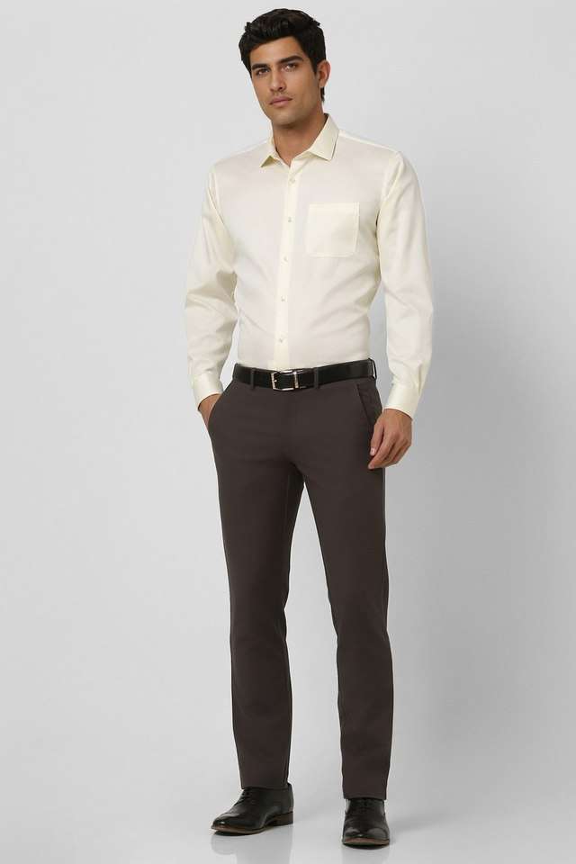 Solid-Cotton-Blend-Slim-Fit-Men-s-Formal-Wear-Trousers