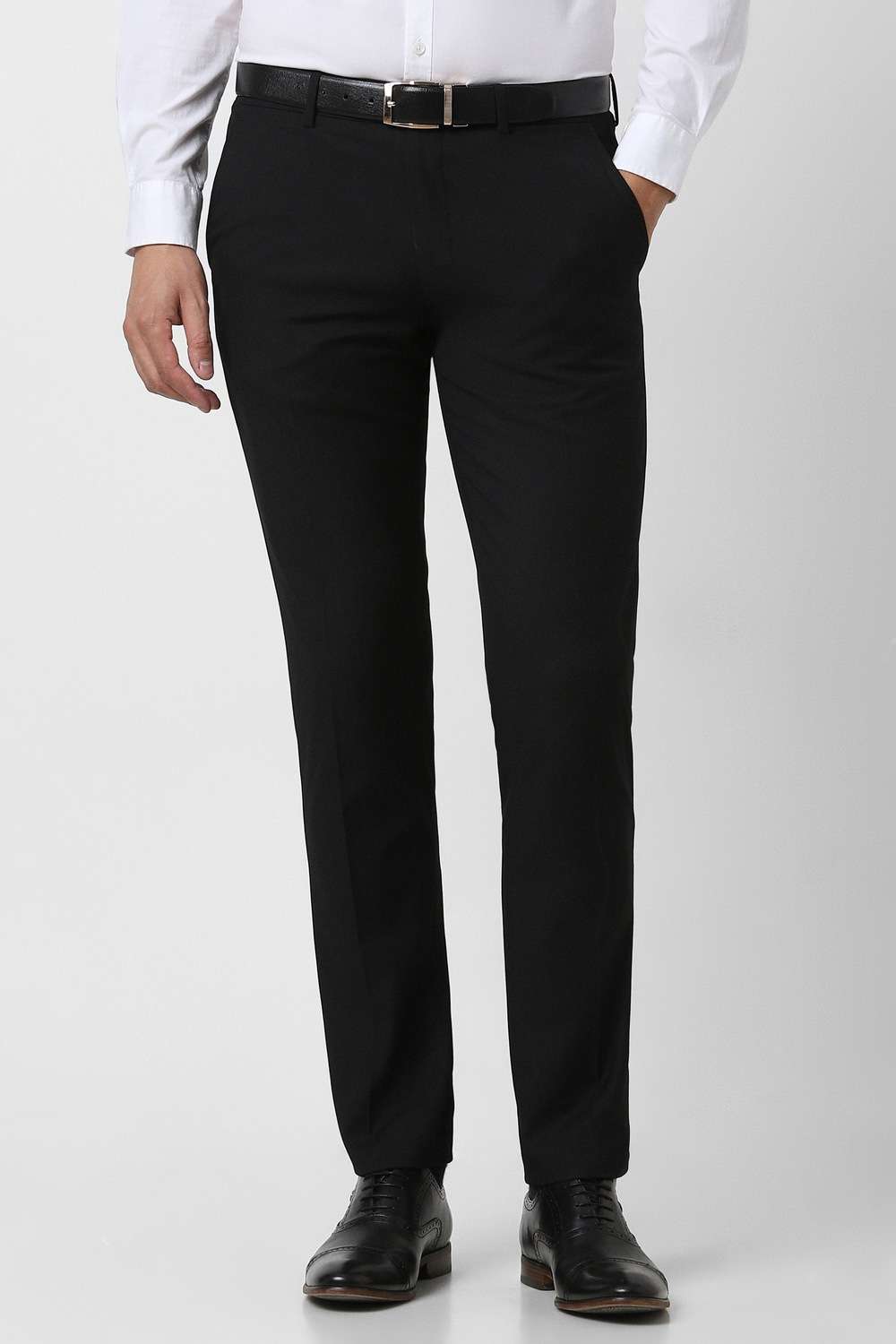 Stripes-Blended-Fabric-Slim-Fit-Men-s-Formal-Trousers