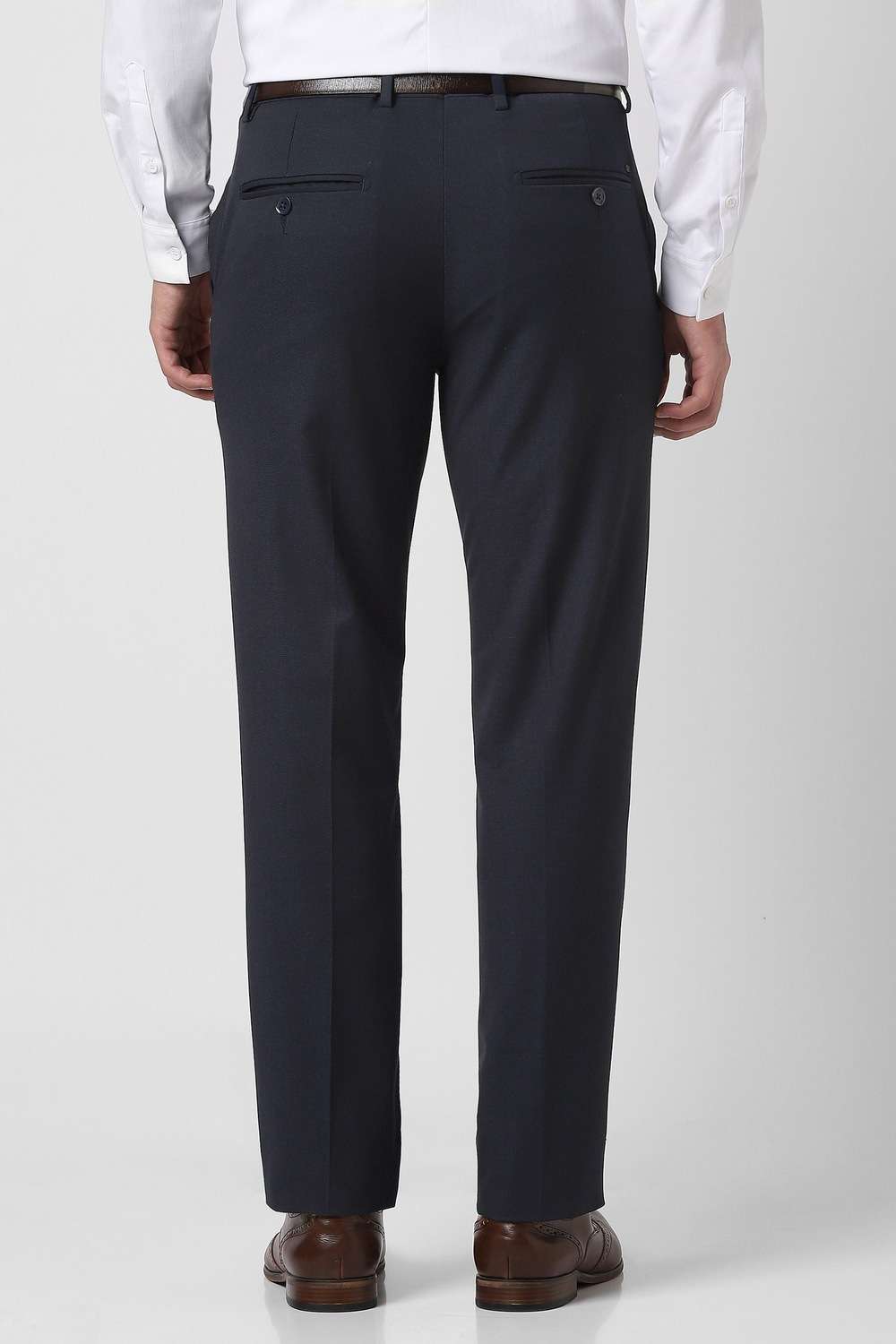 Textured-Blended-Fabric-Slim-Fit-Men-s-Formal-Trousers