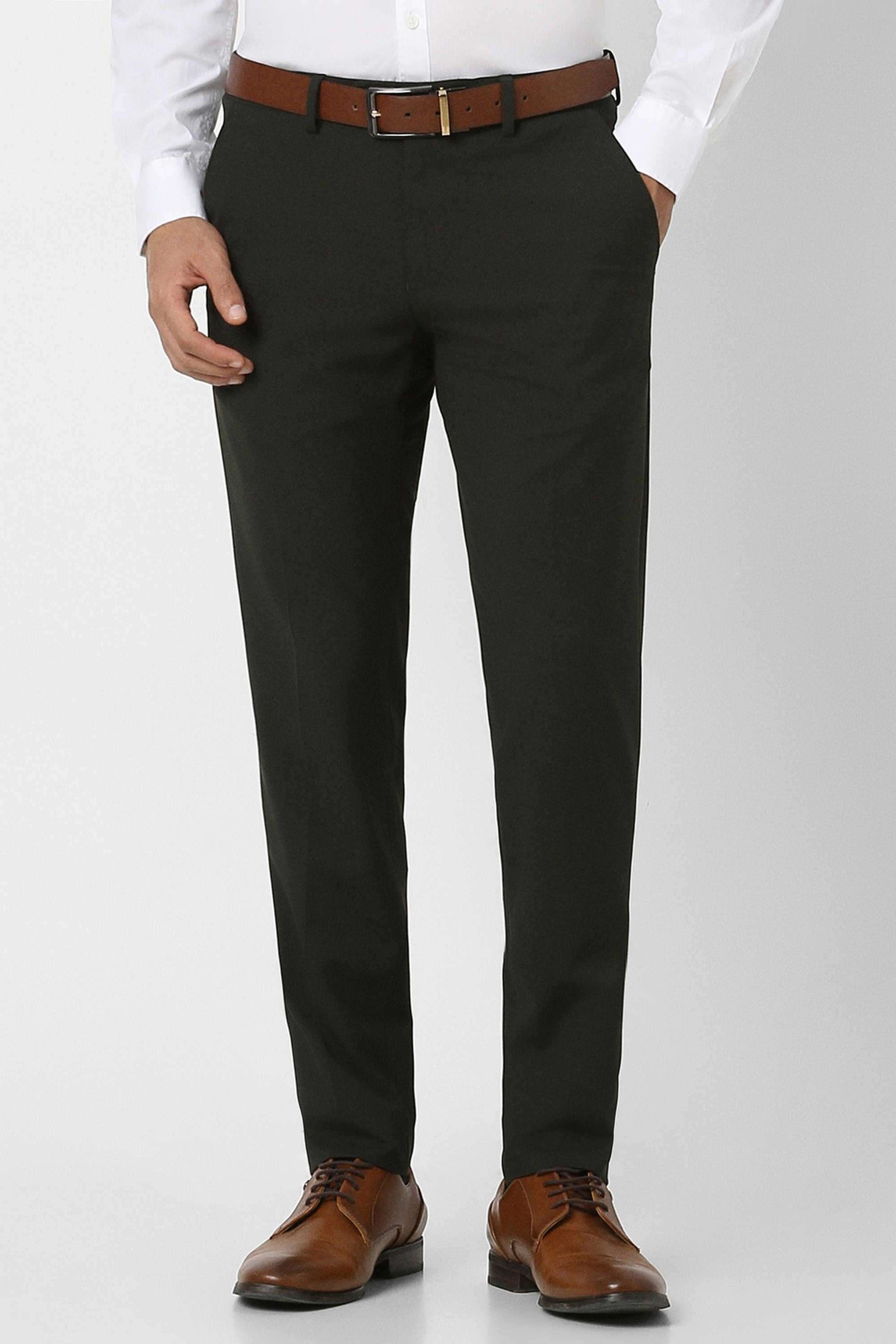 Solid-Blended-Fabric-Round-Neck-Men-s-T-Shirt