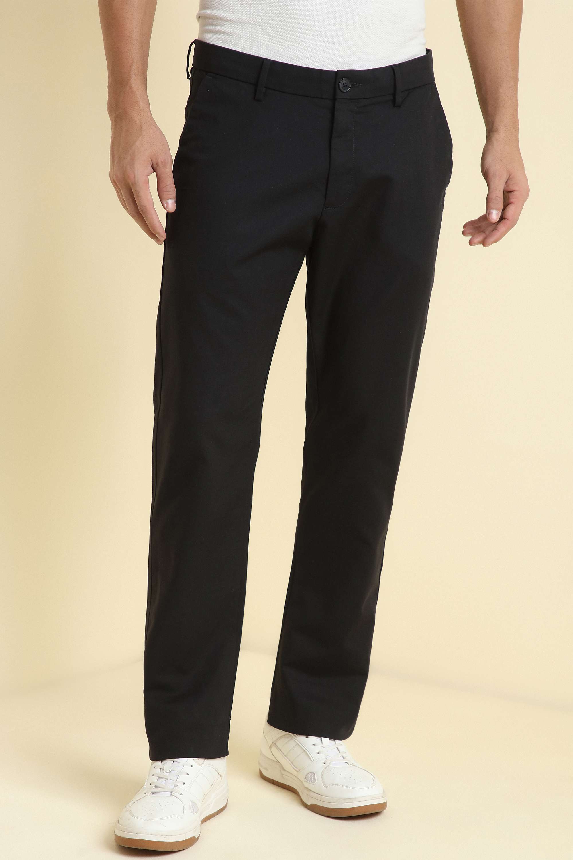 Solid-Cotton-Blend-Regular-Fit-Men-s-Formal-Trousers