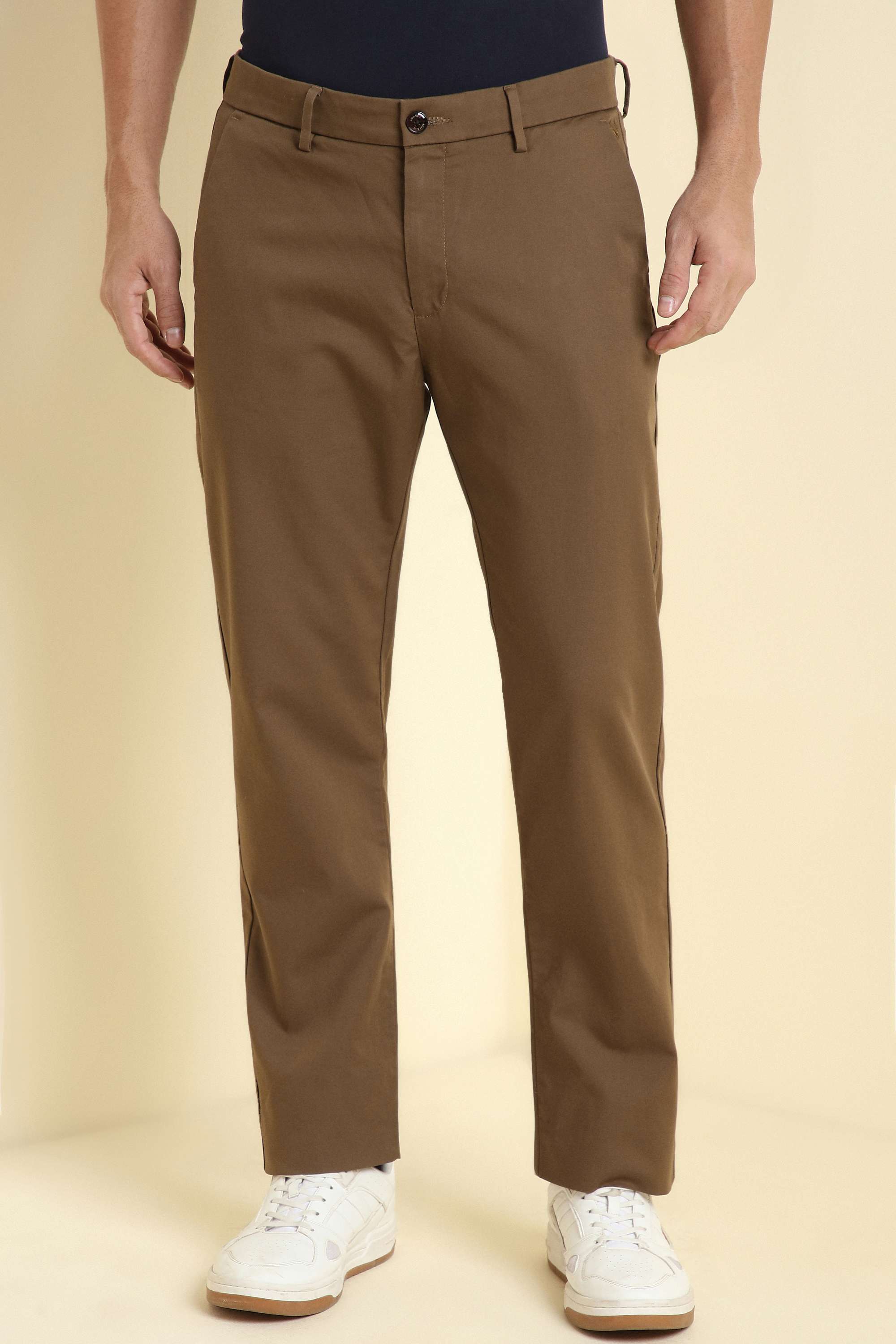 Solid-Cotton-Blend-Regular-Fit-Men-s-Formal-Trousers