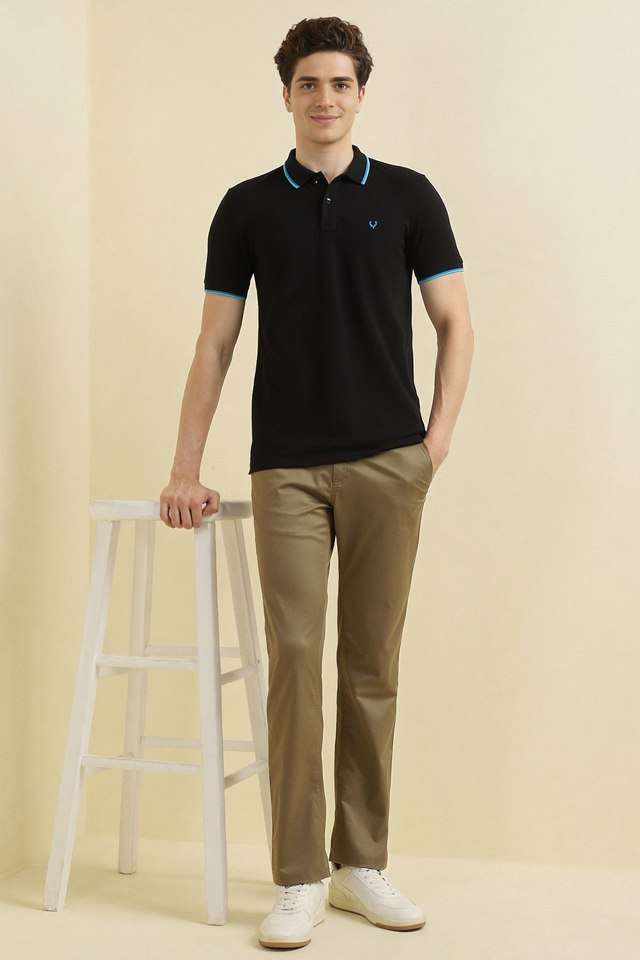 Solid-Cotton-Blend-Regular-Fit-Men-s-Formal-Wear-Trousers