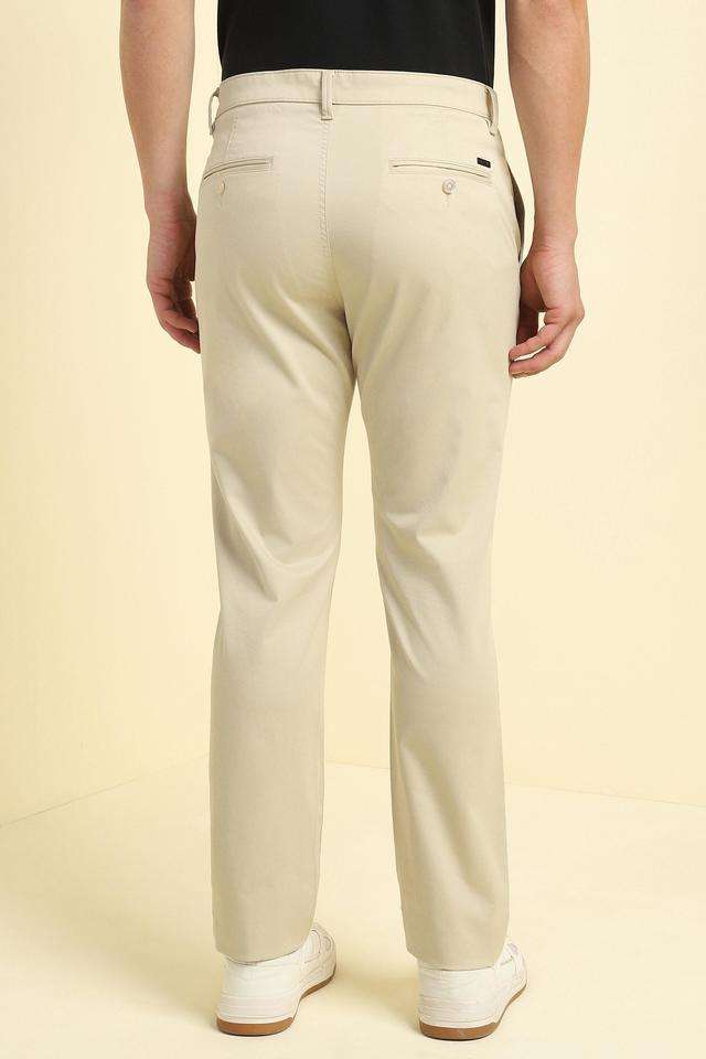 Solid-Cotton-Blend-Regular-Fit-Men-s-Formal-Wear-Trousers