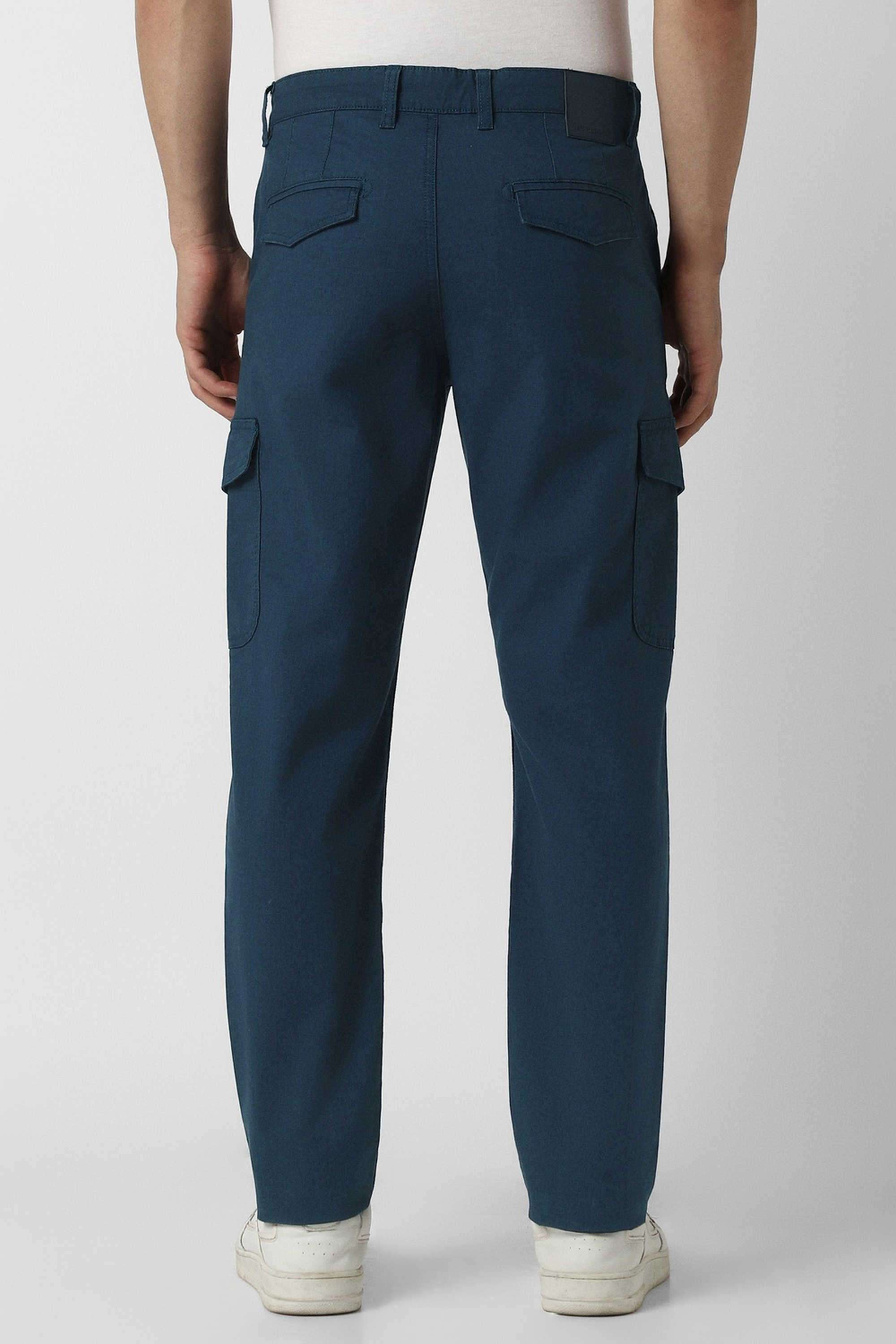 Solid-Blended-Fabric-Round-Neck-Men-s-T-Shirt