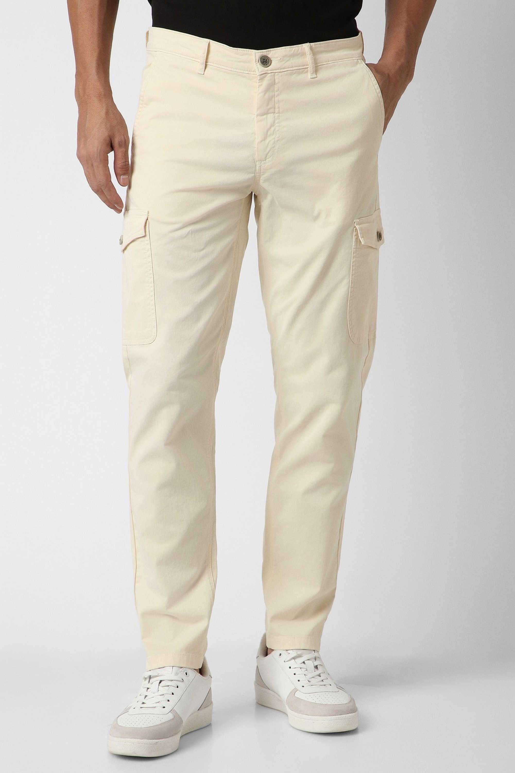 Solid-Blended-Fabric-Round-Neck-Men-s-T-Shirt