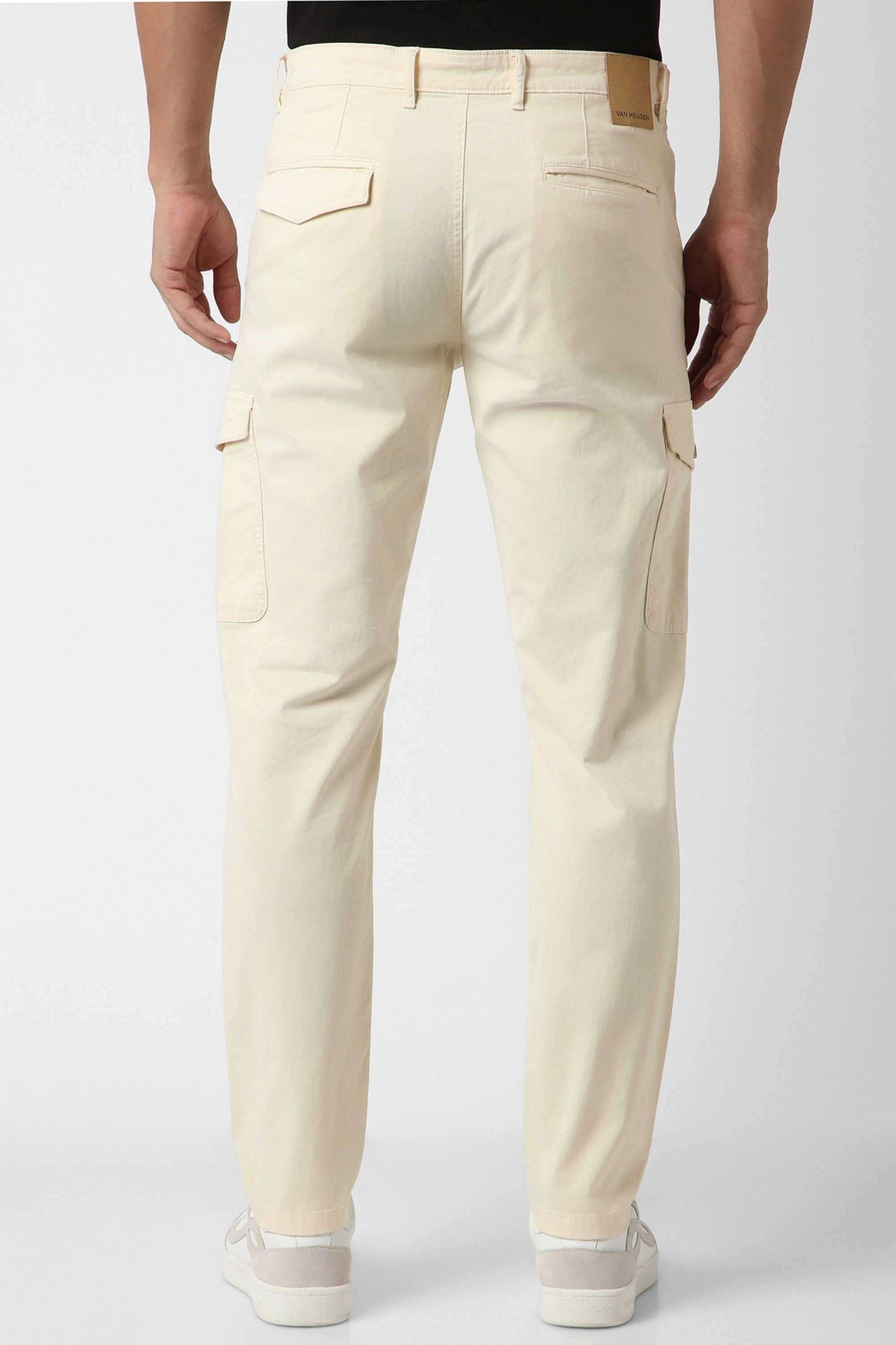 Solid-Blended-Fabric-Round-Neck-Men-s-T-Shirt