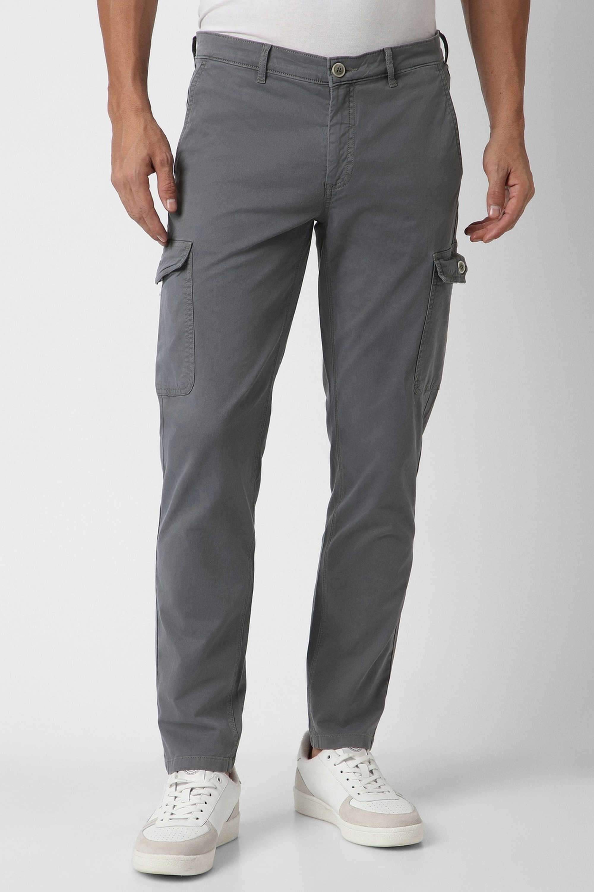 Solid-Blended-Fabric-Round-Neck-Men-s-T-Shirt