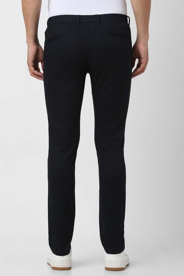 Textured-Cotton-Blend-Regular-Fit-Men-s-Formal-Wear-Trousers