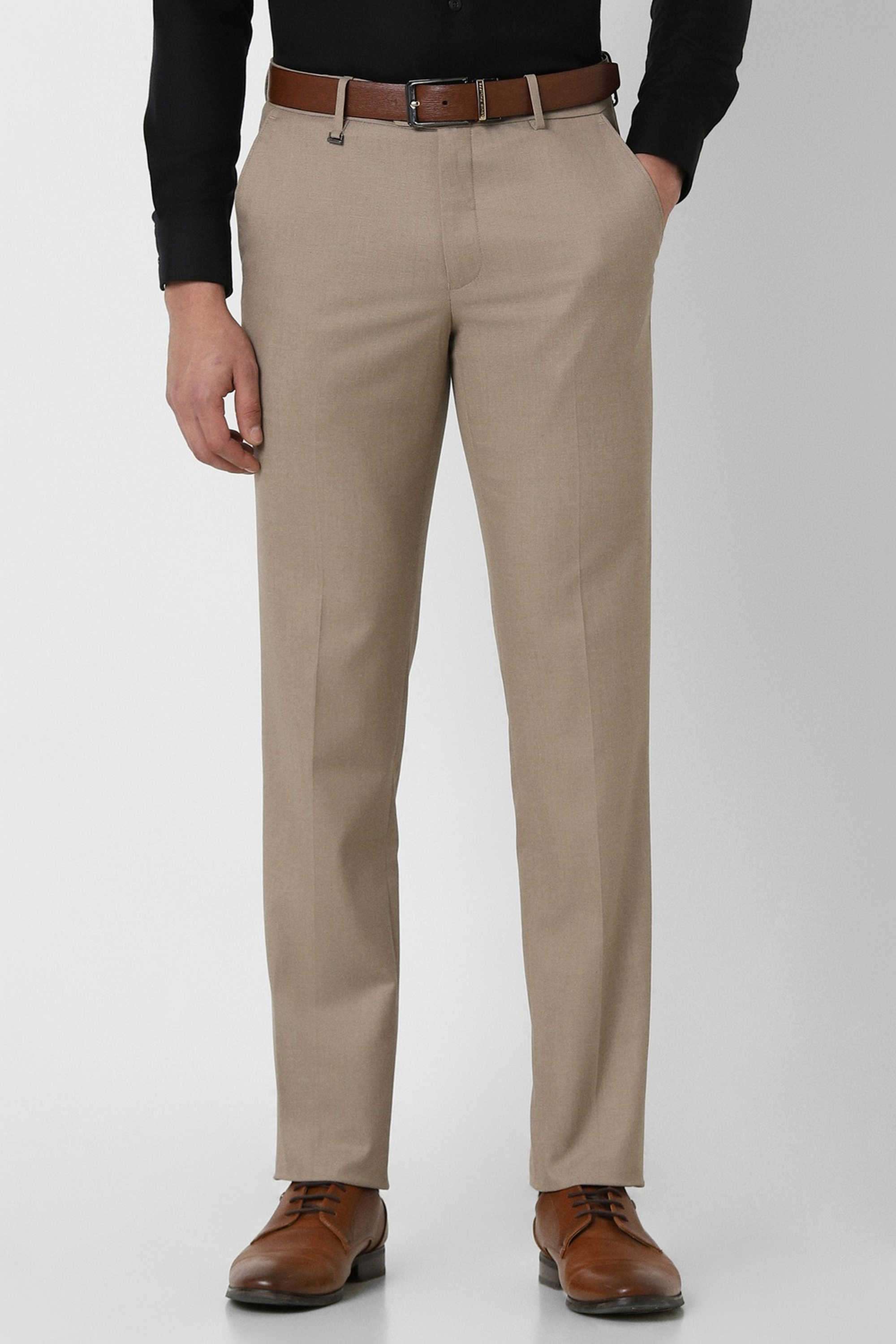 Solid-Blended-Fabric-Round-Neck-Men-s-T-Shirt