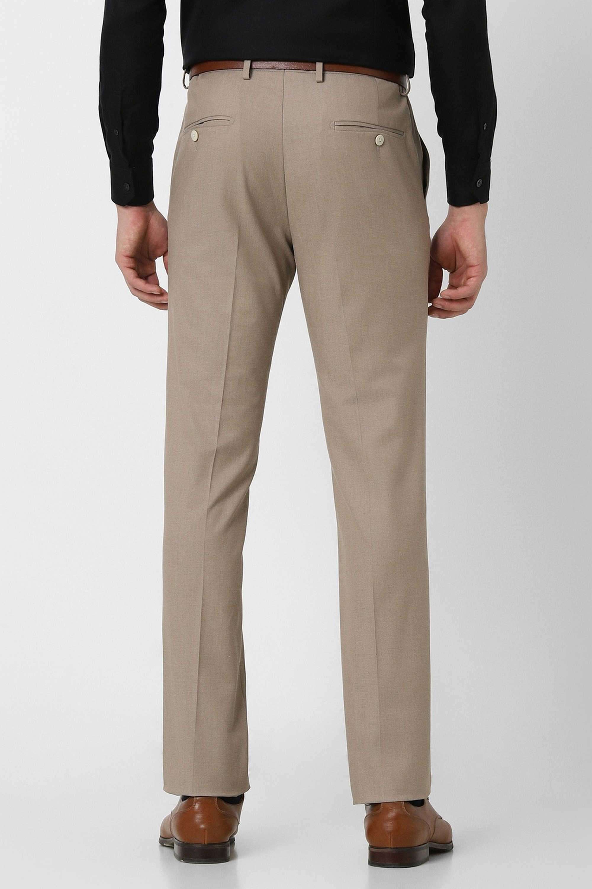 Solid-Blended-Fabric-Round-Neck-Men-s-T-Shirt