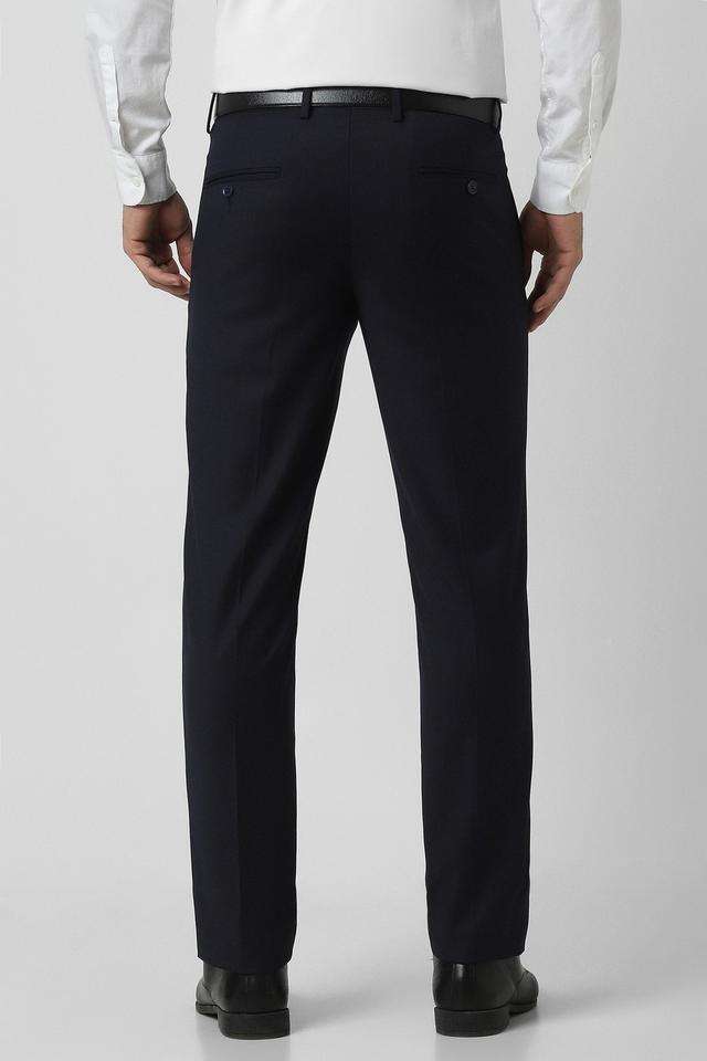 Textured-Polyester-Slim-Fit-Men-s-Formal-Wear-Trousers