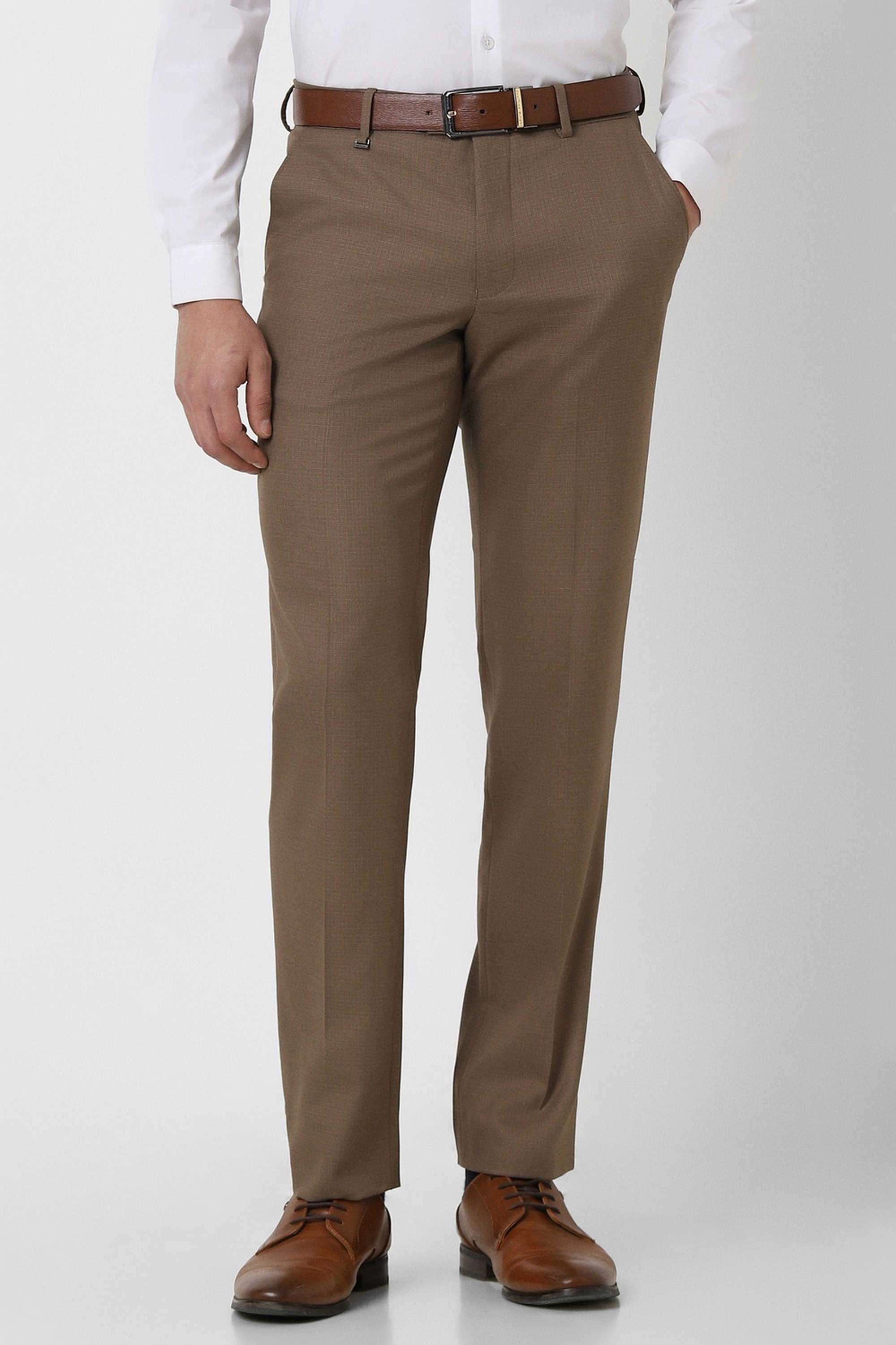 Solid-Blended-Fabric-Round-Neck-Men-s-T-Shirt