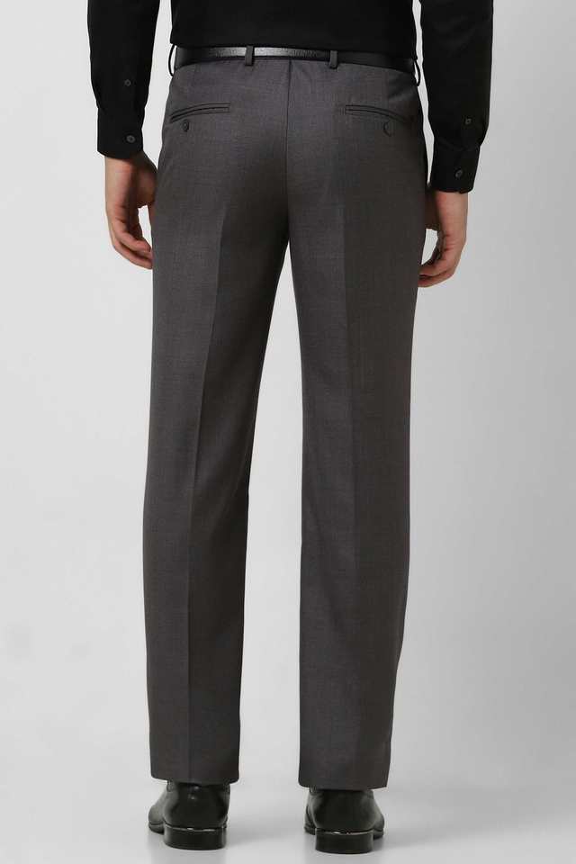 Textured-Blended-Fabric-Slim-Fit-Men-s-Formal-Trousers