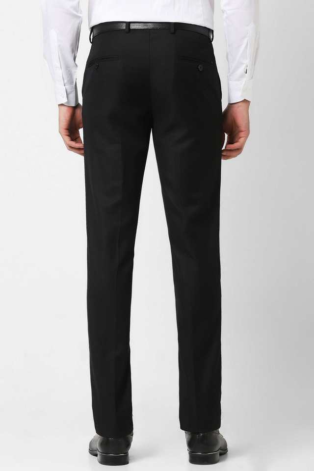 Textured-Blended-Fabric-Slim-Fit-Men-s-Formal-Trousers