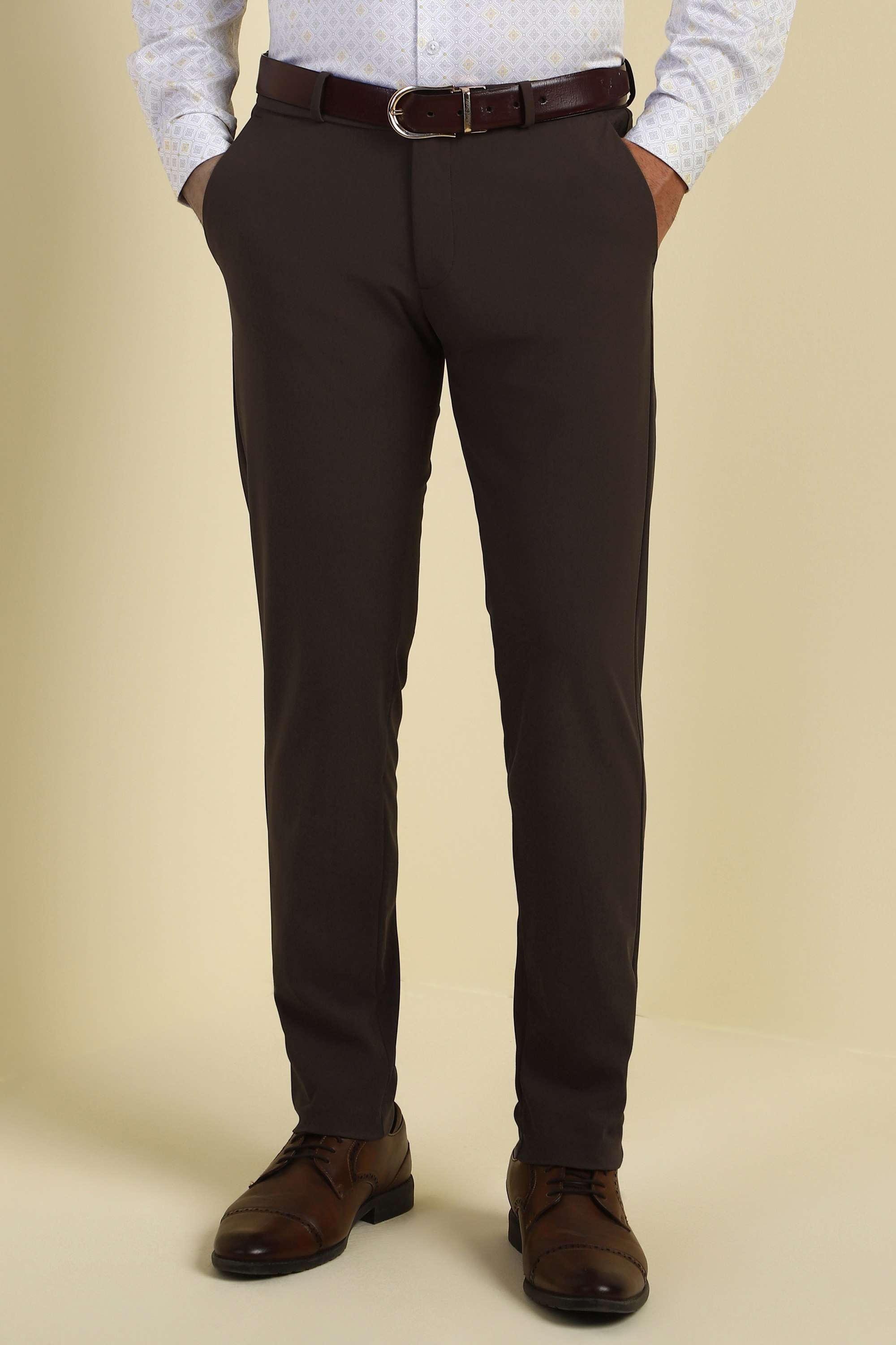 Textured-Polyester-Regular-Fit-Men-s-Trousers