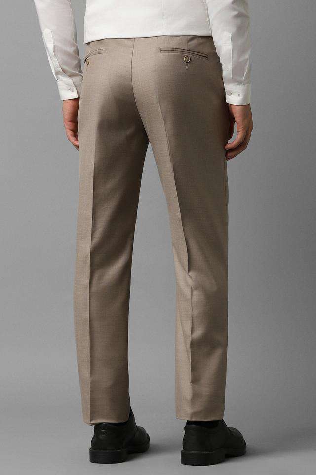 Checks-Blended-Fabric-Slim-Fit-Men-s-Formal-Wear-Trousers