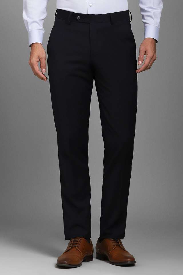 Textured-Blended-Fabric-Slim-Fit-Men-s-Formal-Wear-Trousers