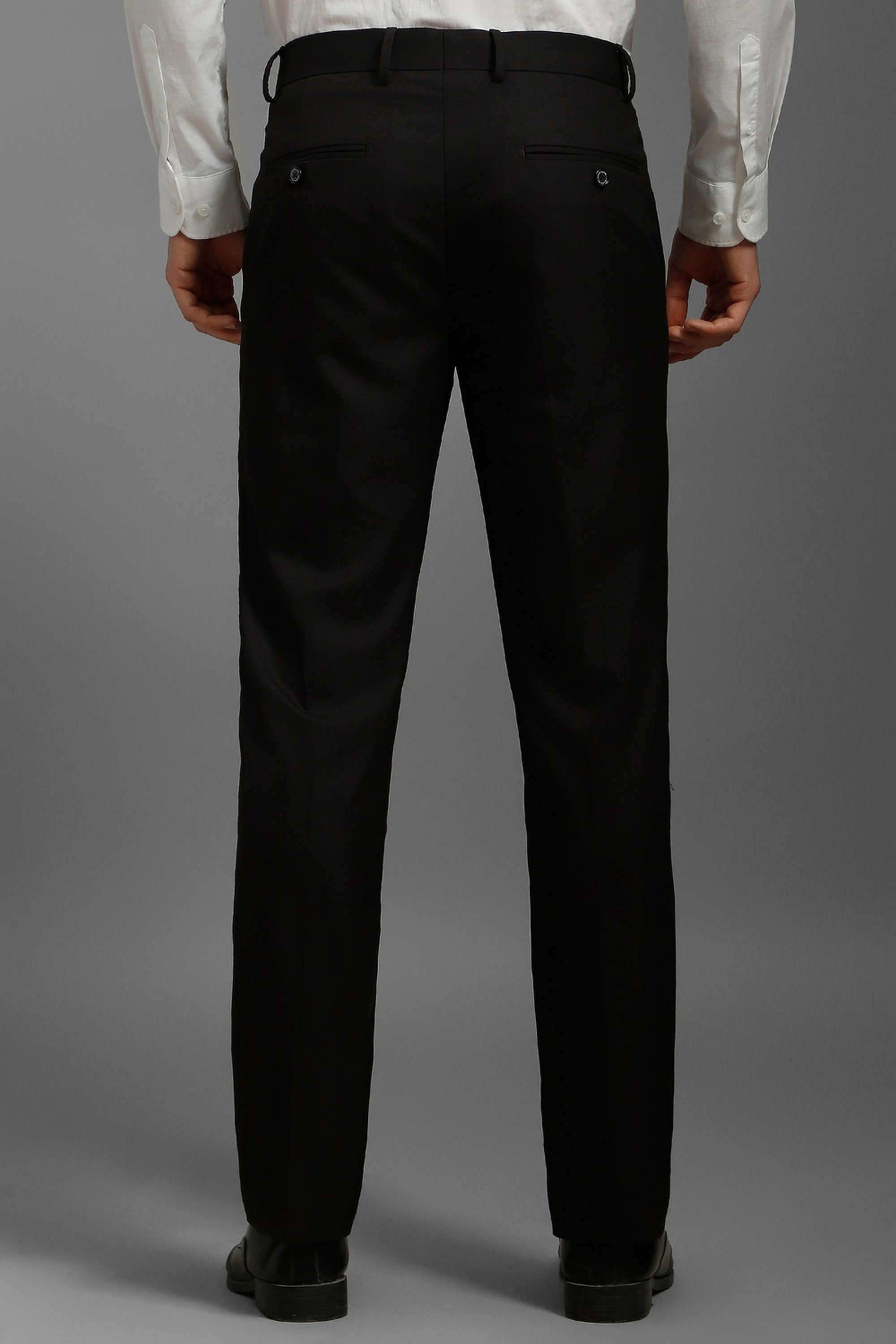 Textured-Polyester-Viscose-Slim-Fit-Men-s-Formal-Wear-Trousers