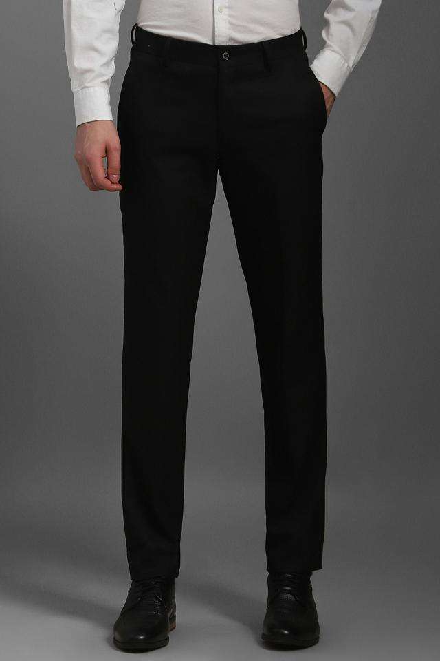 Textured-Polyester-Viscose-Slim-Fit-Men-s-Formal-Wear-Trousers