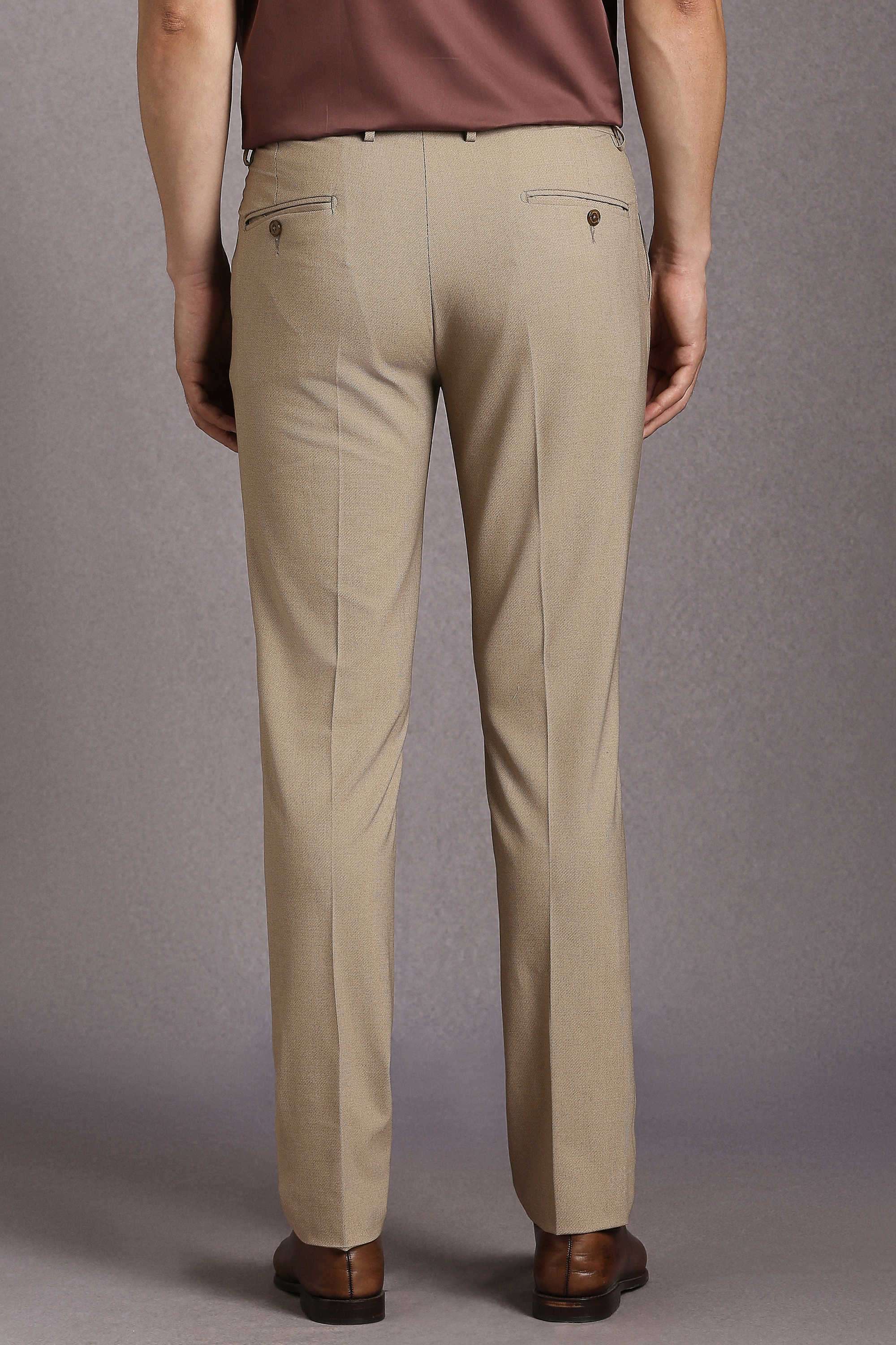 Textured-Polyester-Viscose-Slim-Fit-Men-s-Formal-Wear-Trousers