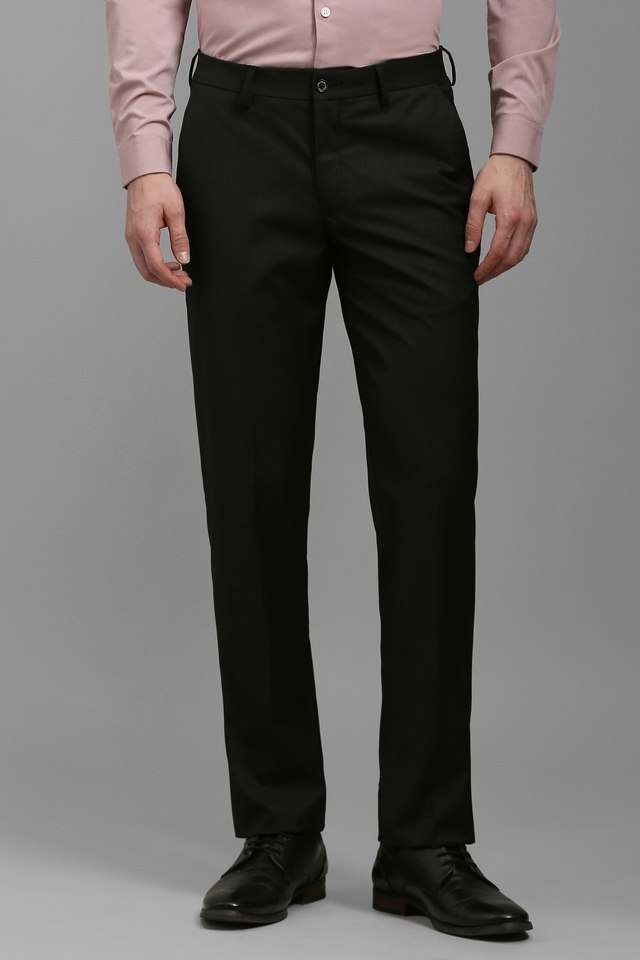Textured-Blended-Fabric-Slim-Fit-Men-s-Formal-Wear-Trousers