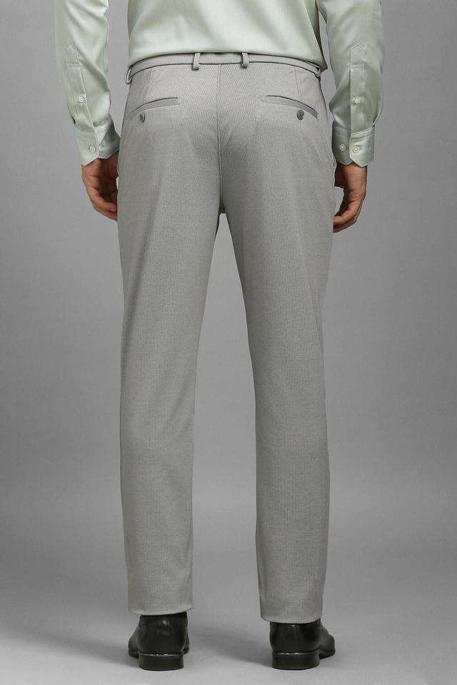 Textured-Polyester-Blend-Tapered-Fit-Men-s-Formal-Wear-Trousers