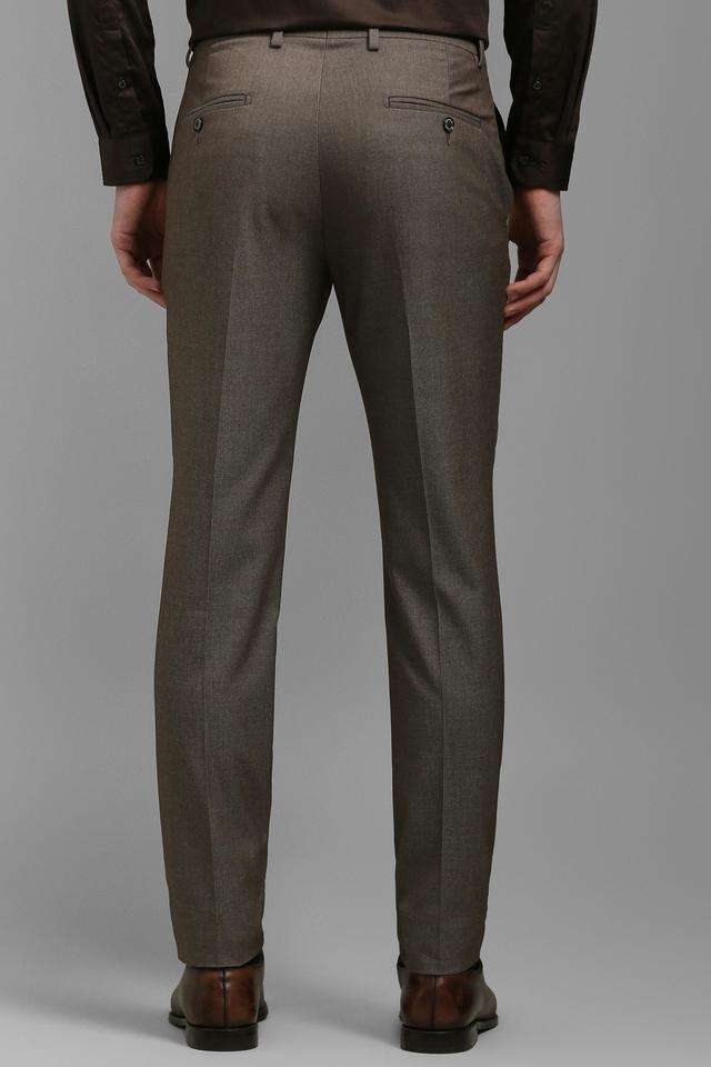 Textured-Blended-Fabric-Tapered-Fit-Men-s-Formal-Wear-Trousers
